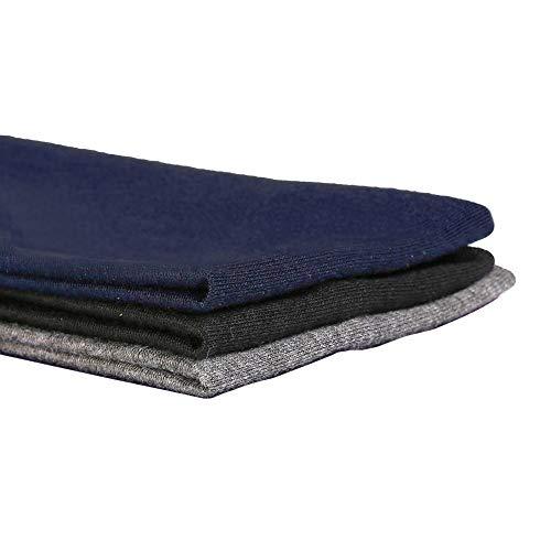 DERAYEE DERAYEE Black Headbands, 6 Pcs Fashion Hair Bands Stretch Elastic Yoga Headband for Women Men Girls Sports Headwraps Non Slip