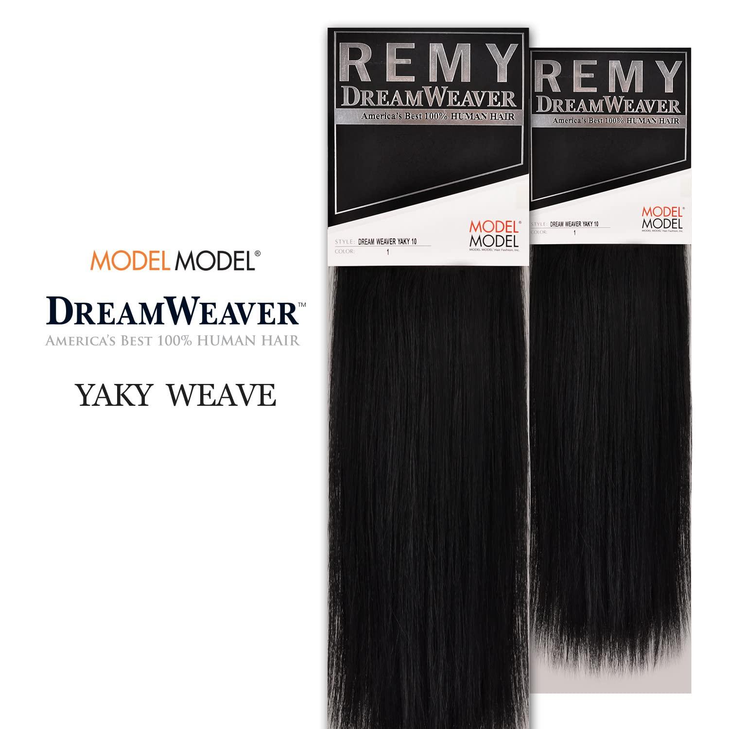 Model Model Model Model Human Hair Weave ModelModel Dream Weaver Yaky (10 Inch (Pack of 2), 1)
