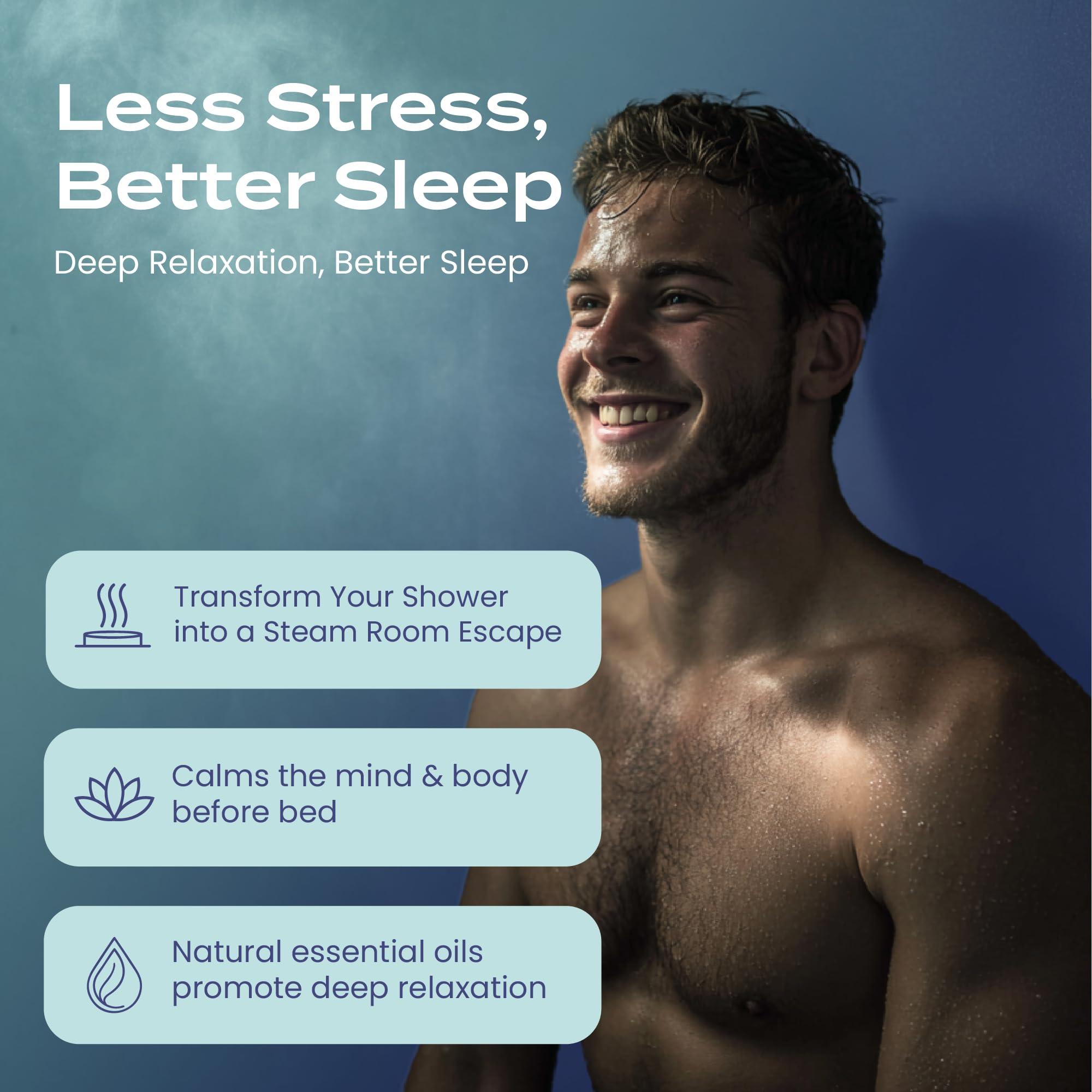 Body Restore Body Restore Shower Steamers Aromatherapy 6 Pack - Easter Basket Stuffers, Relaxation Birthday Gifts for Mom, Dad, Best Friend, Travel Essentials, Stress Relief, Self Care - Variety