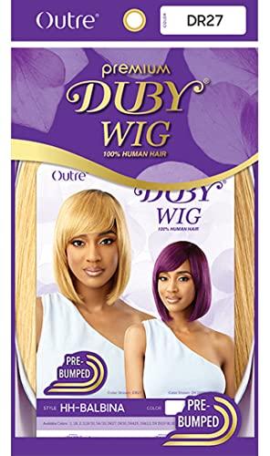 Duby Outre Human Hair Premium Duby Wig Pre-Bumped HH-Balbina (DR27)