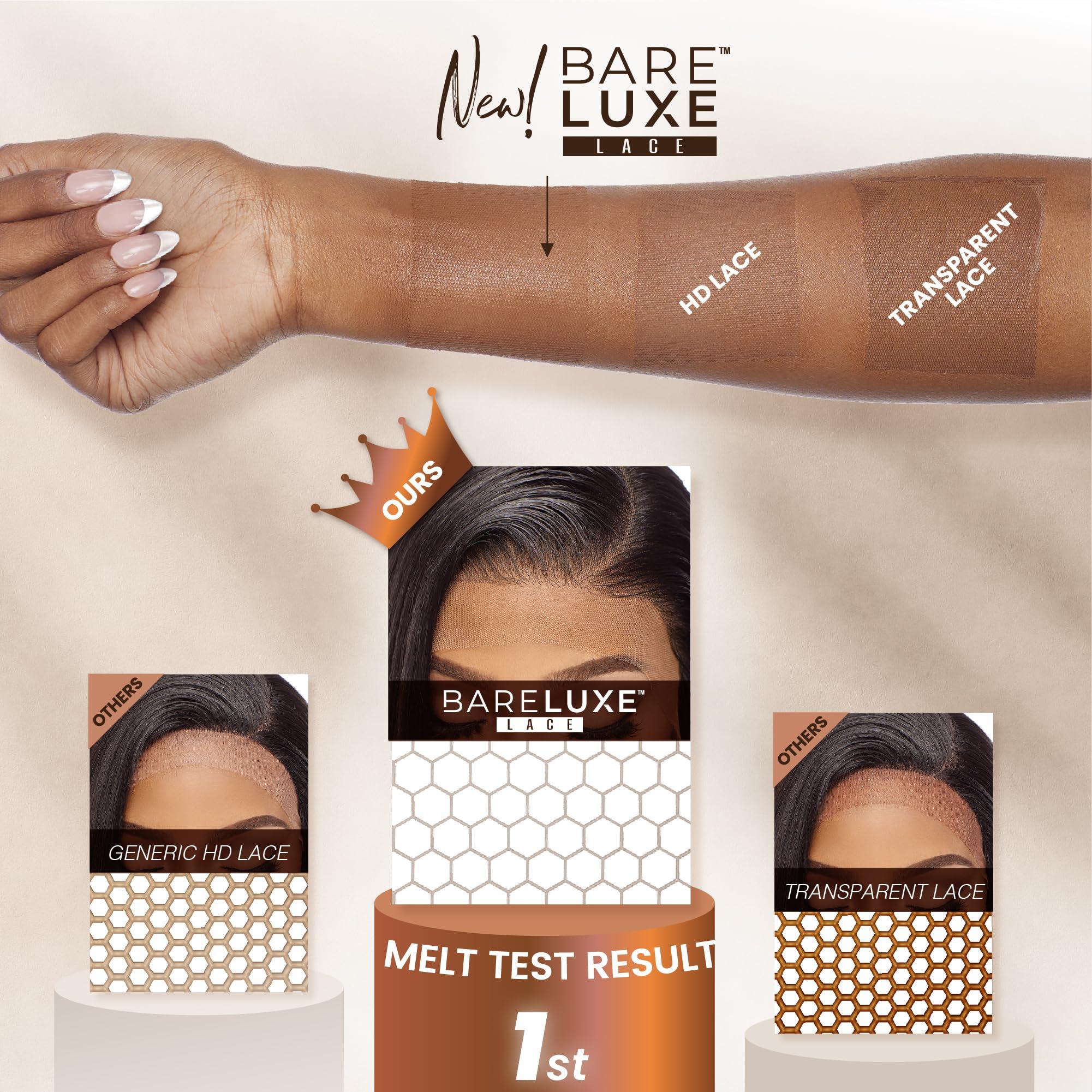 Sensationnel Sensationnel Bare lace 13x6 wigs - unit 5 lacefrontal glueless synthetic 180 degree preplucked hairline (CHBLONDE)