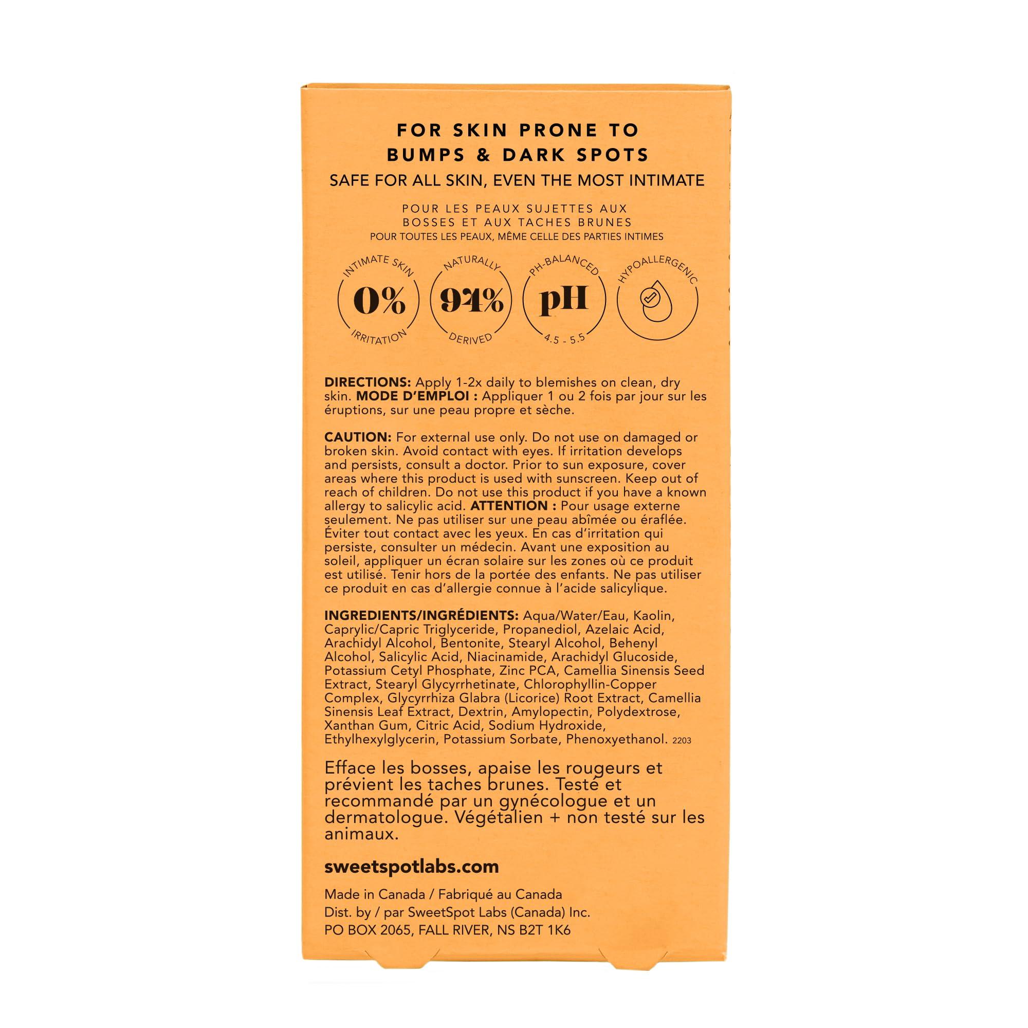 SweetSpot Labs SweetSpot Labs Ingrown Hair Removal Kit | Razor Bump & Ingrown Hair Treatment For Bikini Area, Body & Underarms | Safe for All Skin, Bump Eraser and Buff and Brighten Pads Set