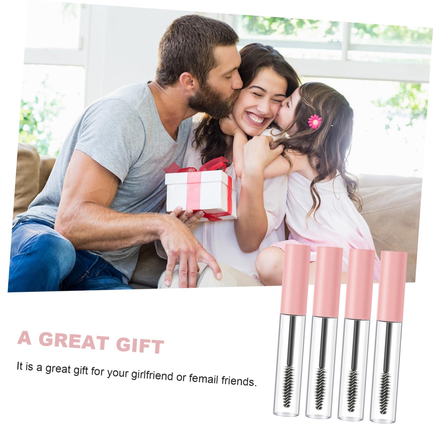 FOMIYES FOMIYES 10pcs Mascara Empty Tube Mascara Volume Mascara Tubes Empty Mascara Tube Clear Empty Eyelashes Mascara Tube Empty Eyelash Mascara Tube Refillable Empty Mascara Palette Plastic Pink