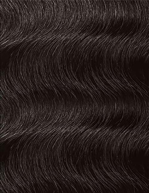 Outre Outre Fab & Fly Full Cap Wig Gray Glamour - Human Hair - Joan (NATURAL BROWN)