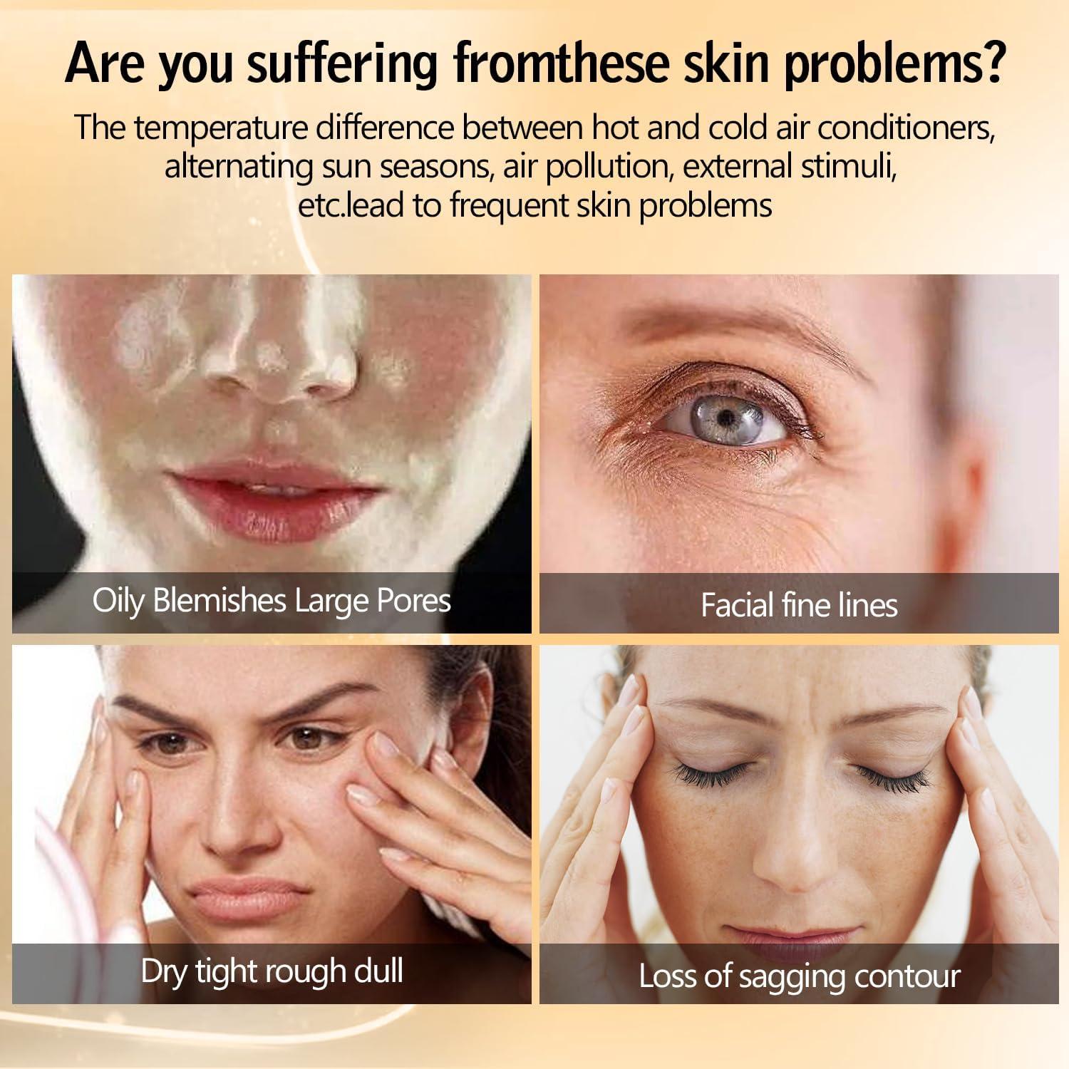 TPTAL Retinol Snake Venom Gold Mask with Silicon Brush,Retinol Snake Venom Peptide Gold Mask,Collagen Peel Off Facial Mask, Anti-Aging Face Mask for Clean Moisturizing,Hydrating Mask (2PCS)