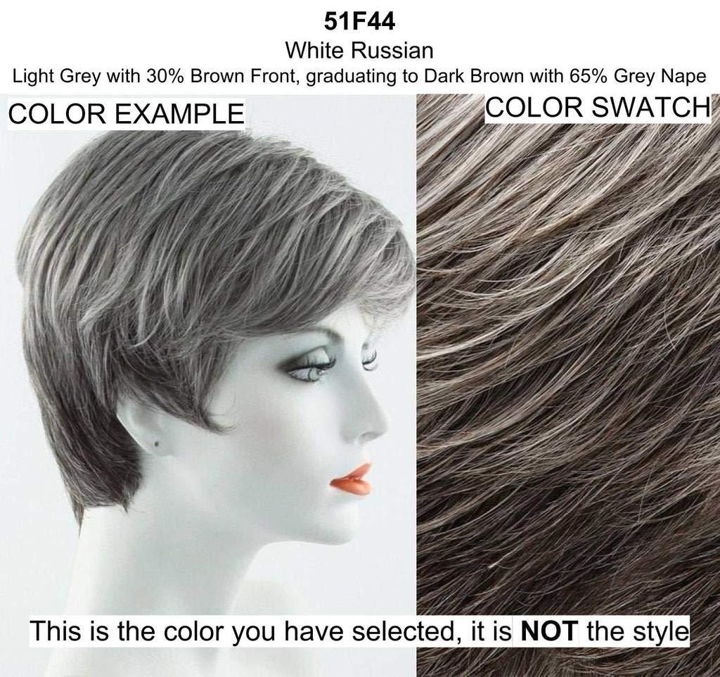 Jon Renau & Christy's Wigs Bundle - 5 items: Lily Petite Cap Wig by Jon Renau, Christy\'s Wigs Q & A Booklet, 2oz Travel Size Wig Shampoo, Wig Cap & Wide Tooth Comb - Color: 51F44