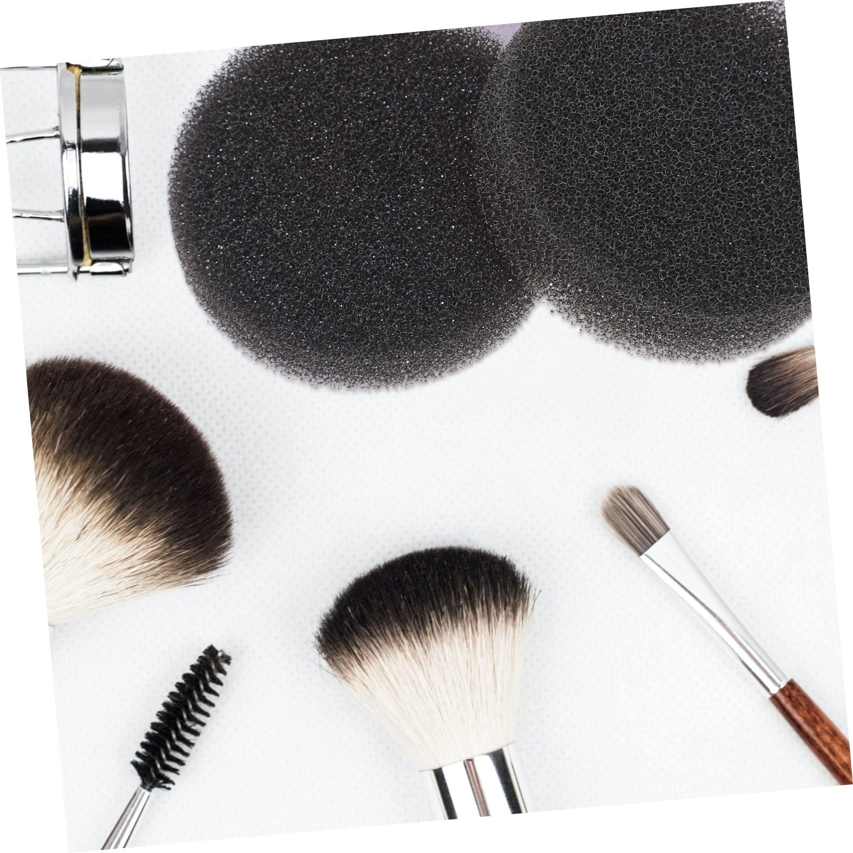 BIUDECO BIUDECO 15pcs Makeup Brush Cleaning Sponge Makeup Brush Cleaning Case Hair Brush Cleaner Makeup Brush Cleaners Brush Washing Mat Dry Brushes Cleaner Sponge Scrubber Sponges Black