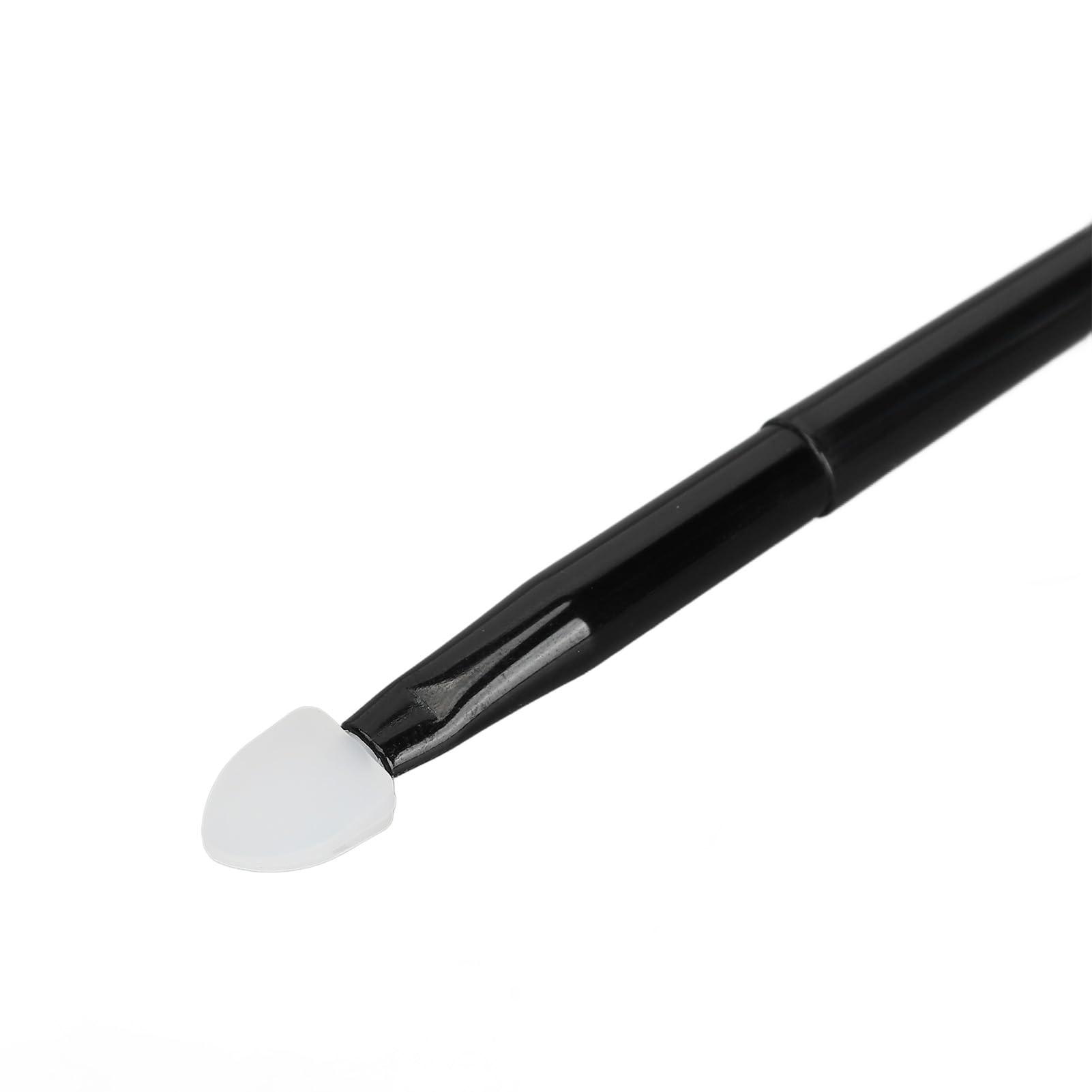 Tyenaza Tyenaza 10pcs Eye Brush, Silicone Eyeshadow Brush Kit Portable Silicone Eye Makeup Applicator for Eyebrow Powder Eyeliners