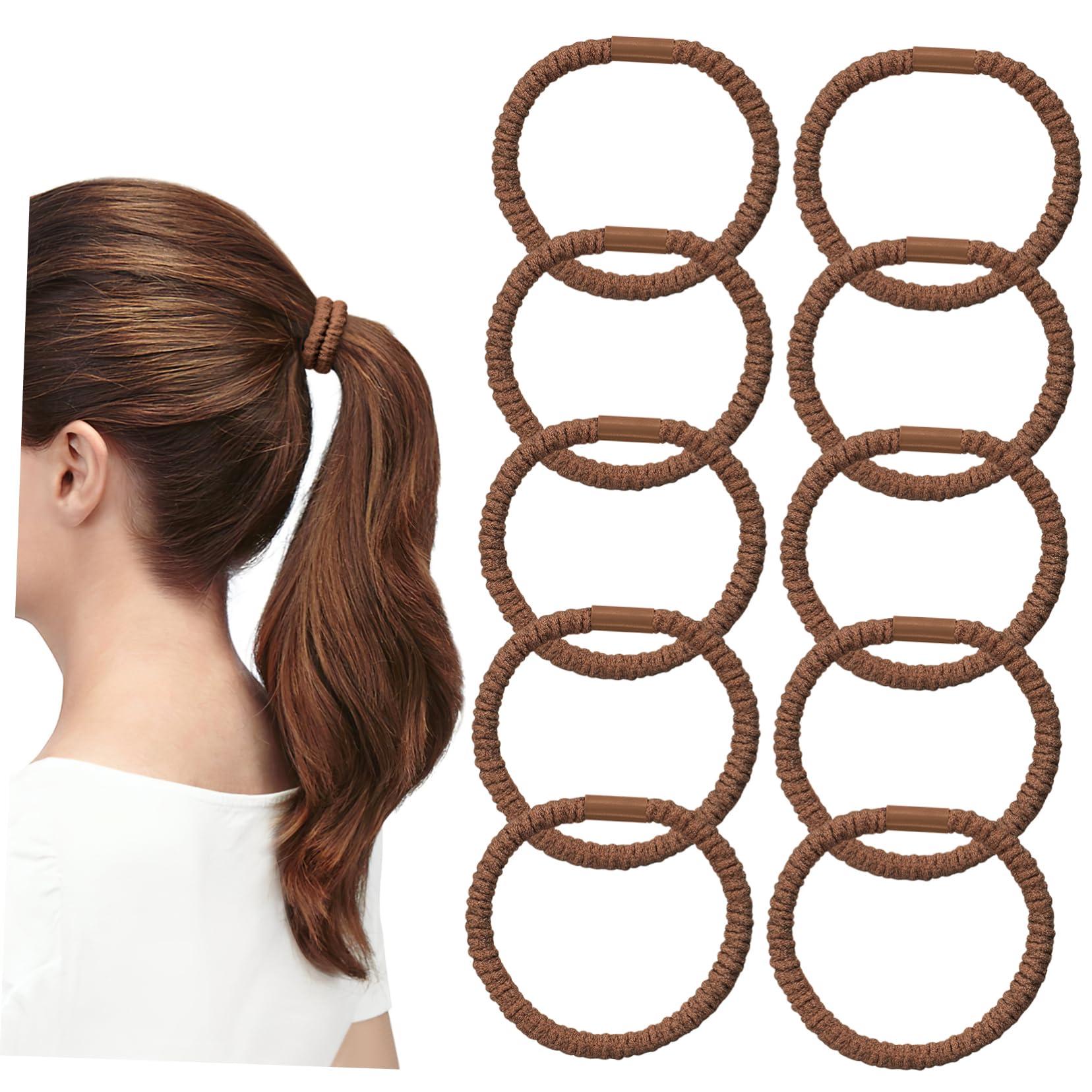 WOFASHPURET WOFASHPURET 10 Pcs Hair Band Set Hair Ties Hair Tie Band Clear Hair Elastics Clear Elastic Hair Bands Hair Tie Organizer Hair Bands for Women Hair Ribbons Hair Ties No Damage Elastic Band