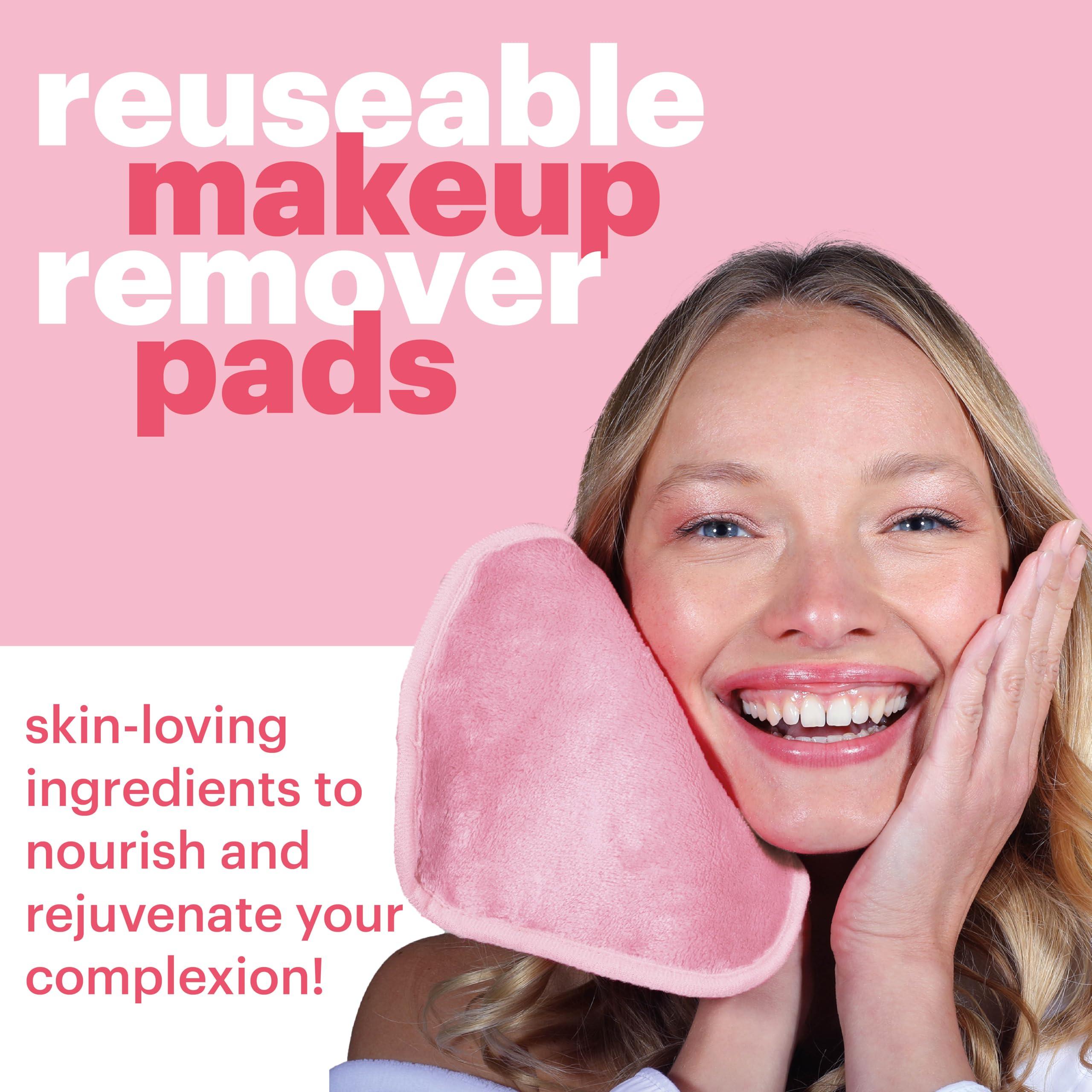 AfterSpa Reusable Makeup Remover Pads by Afterspa, Face Towels, Mini Eye Makeup Remover Wipes, Vegan, Cruelty Free, Small