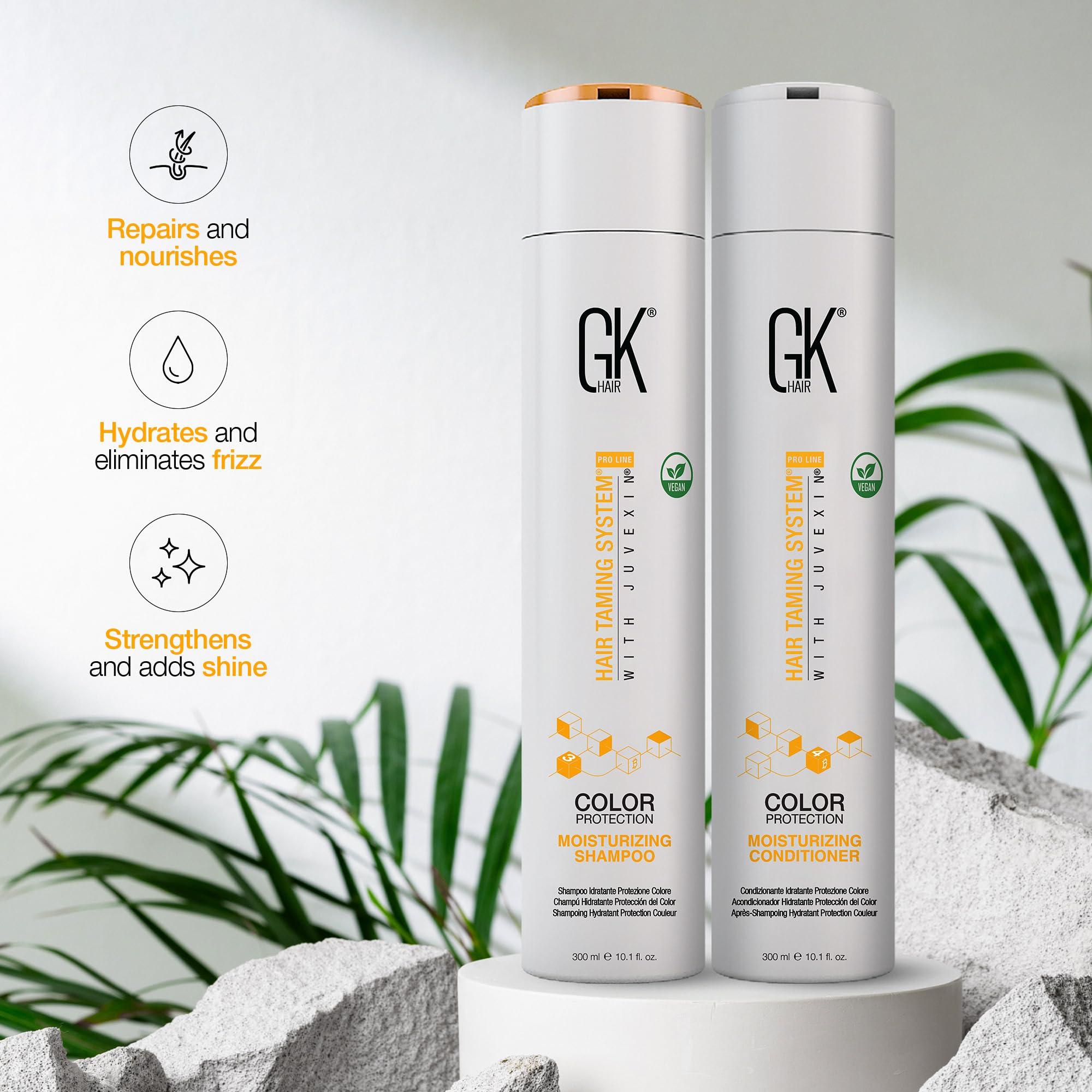 GK HAIR GK Hair Signature Collection: Pre-Treatment, Smoothing Keratin, Deep Conditioning, and Daily Moisture for Ultimate Hair Transformation