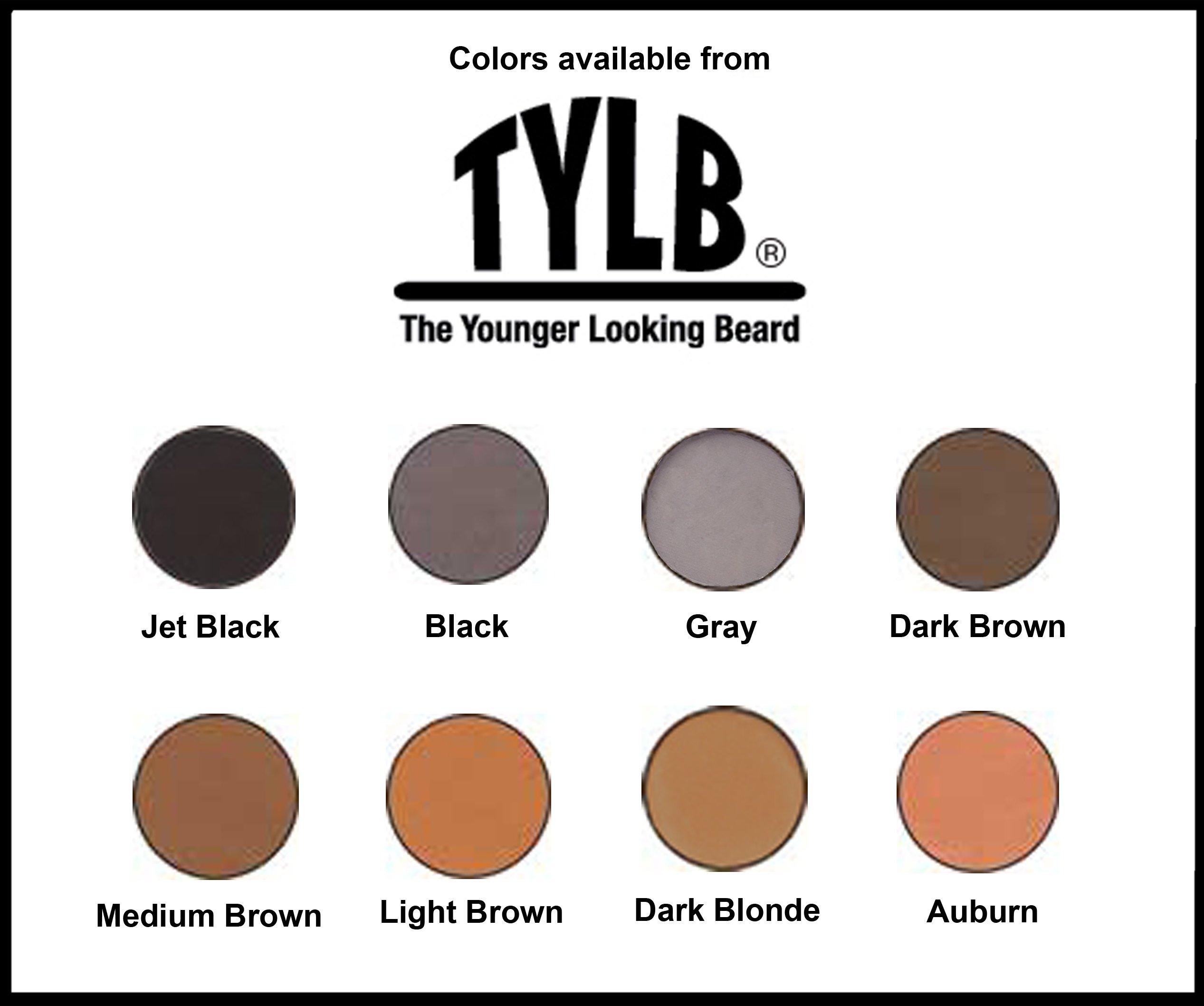 The Younger Looking Beard The Younger Looking Beard (Medium Brown) Beard and Mustache Darkener. Non Allergenic. 1 Minute Brush On