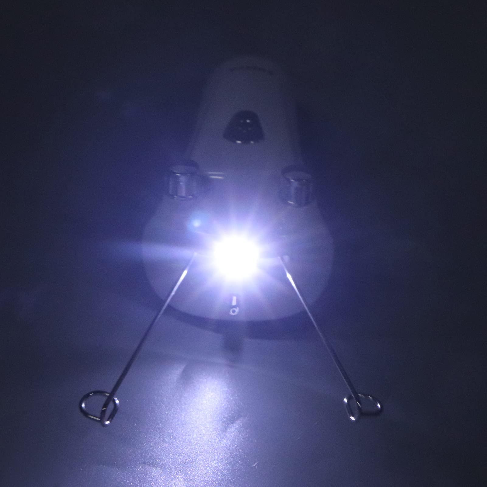 Ayayu Facial Threading Hair Removal, USB Charging Electric Cordless Threader Machine with LED Light, Handheld Ladies Face Cotton Epilator for Chin Lip Arm, Women Men