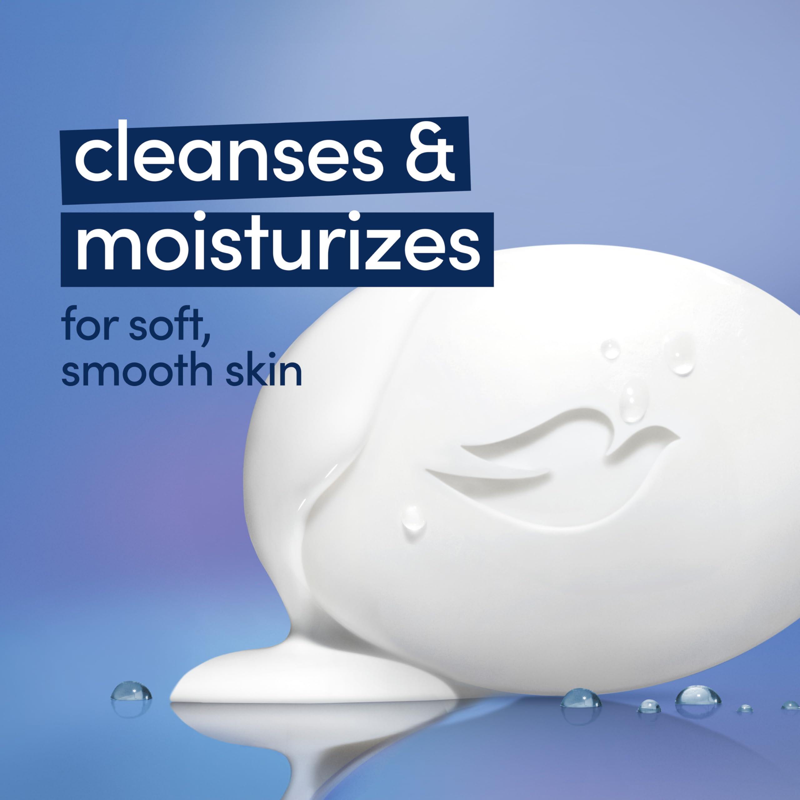 Dove Dove Beauty Bar Soap Original 4 Count for Soft, Smooth Skin, with 1/4 Moisturizing Cream 3.75 oz