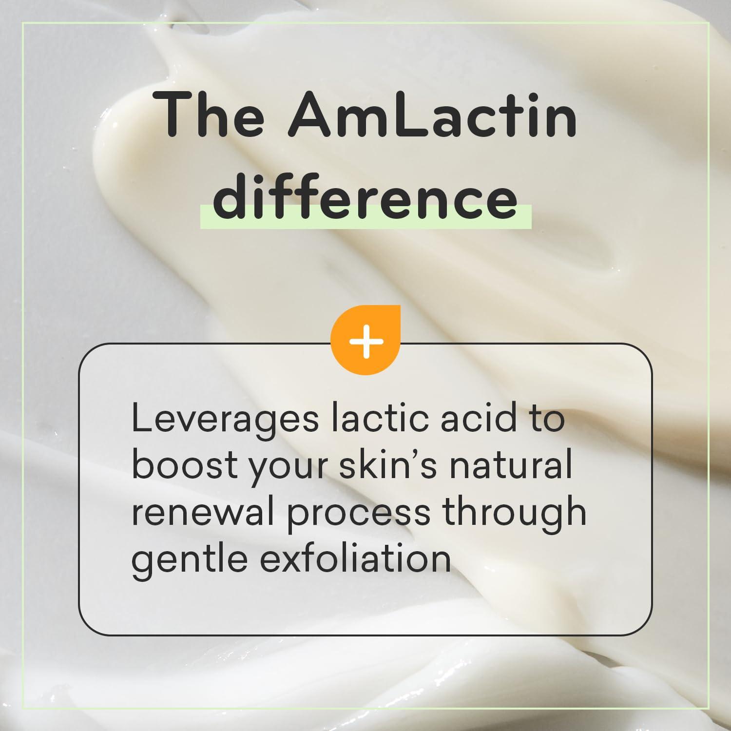 AmLactin AmLactin Daily Vitamin C Lotion - 7.9 oz Body Lotion with 7% Lactic Acid - Skin-Brightening Exfoliator and Moisturizer for Dry Skin