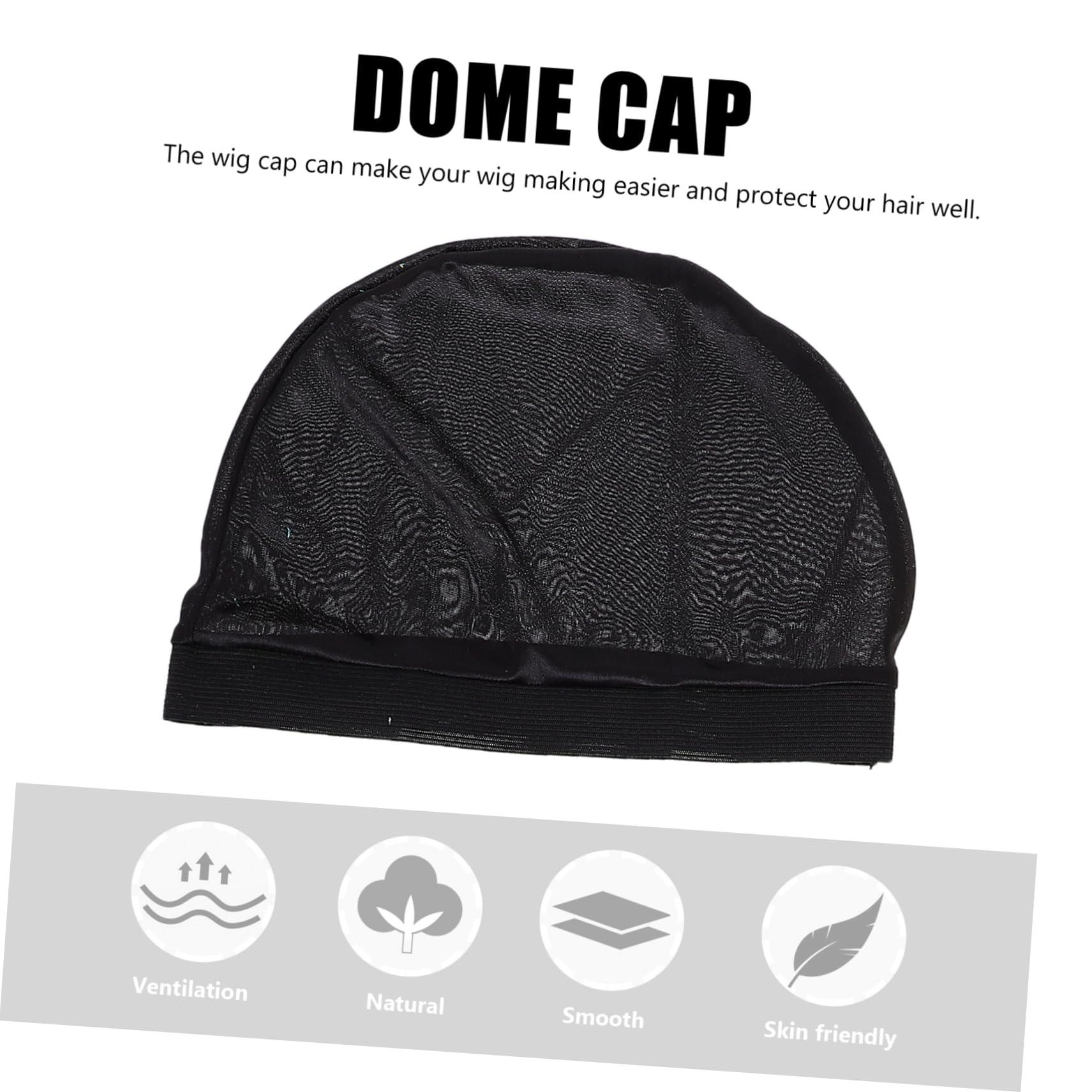 Beavorty Beavorty Elastic Wave Caps for Men Unisex Wig Liner Hat Comfortable Stretch Dome Cap