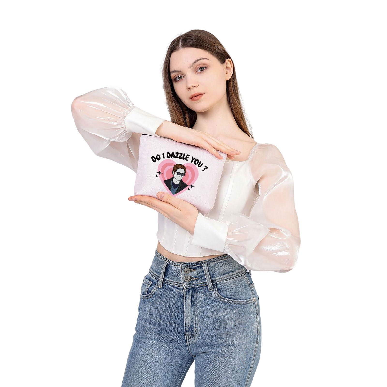 WSNANG WSNANG Twilight Movie Inspired Gift Do I Dazzle You Makeup Bag Edward Bella Cosmetic Bag Edward\'s Gift Edward Cullen Gift (Dazzle You bag)