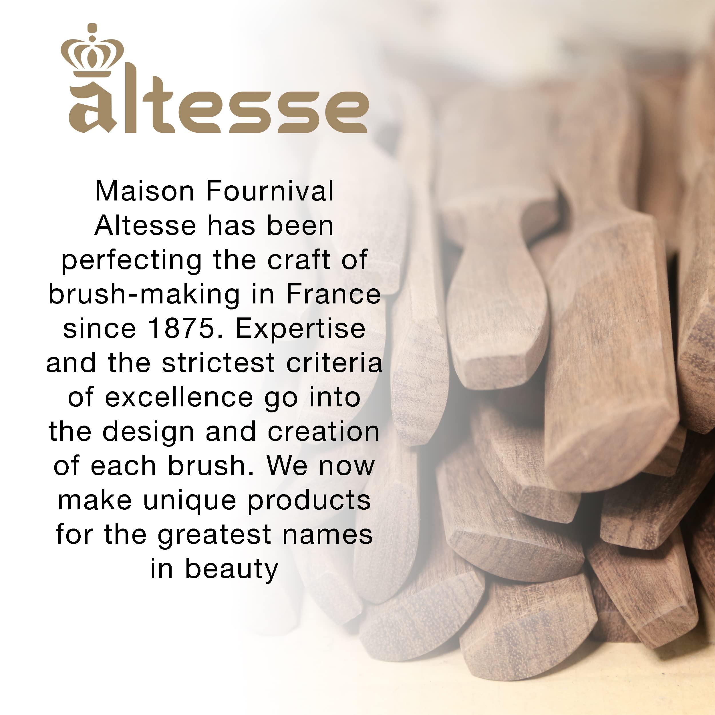 Altesse Altesse 78310 Russian Grey Badger Shaving Brush for Shave Cream, Shaving Soap, Shaving Cream Foam and Lather for Wet Shave With Shaving Razor, Safety Razor, and Straight Razor. Made in France