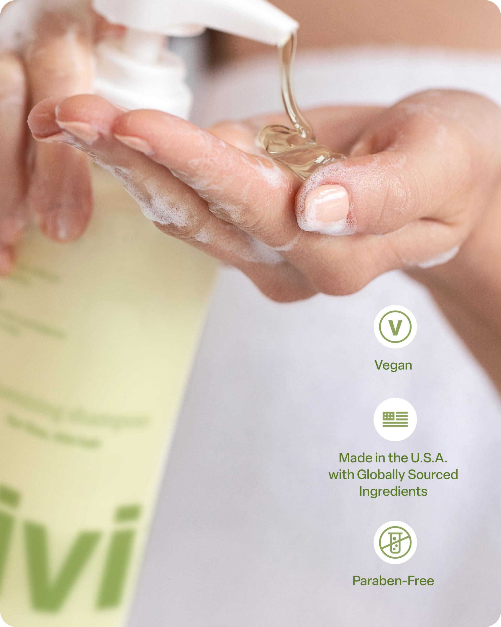 divi divi Volumizing Shampoo for Women and Men - Lightweight Volume Shampoo for Fine Hair - Formulated to Cleanse, Nourish and Balance the Scalp, 12 Fl Oz.