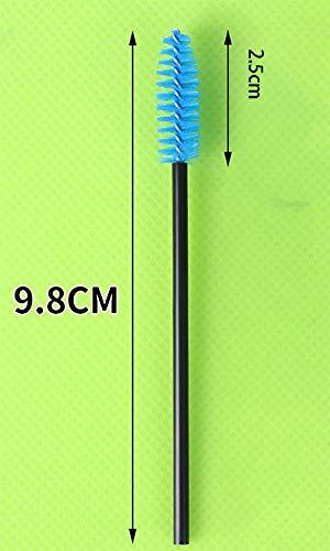 BesYouSel BesYouSel 100PCS Disposable Eyelash Mascara Brushes Eyelash Curler Brush Set Professional Eyelash Wands Applicator Makeup Brush Tool Kits,Blue
