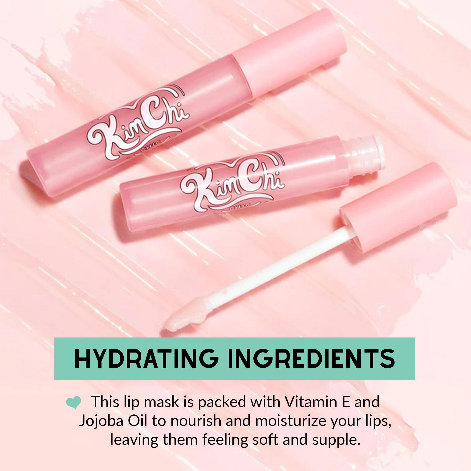Kimchi Chic KimChi Chic Beauty Candy Lips Hydrating Lip Mask, Lip Balm for Moisturizing Lip Care, Nourish and Shine for Dry Lips, Pink Sour Punch Lip Tint, 0.09 fl oz