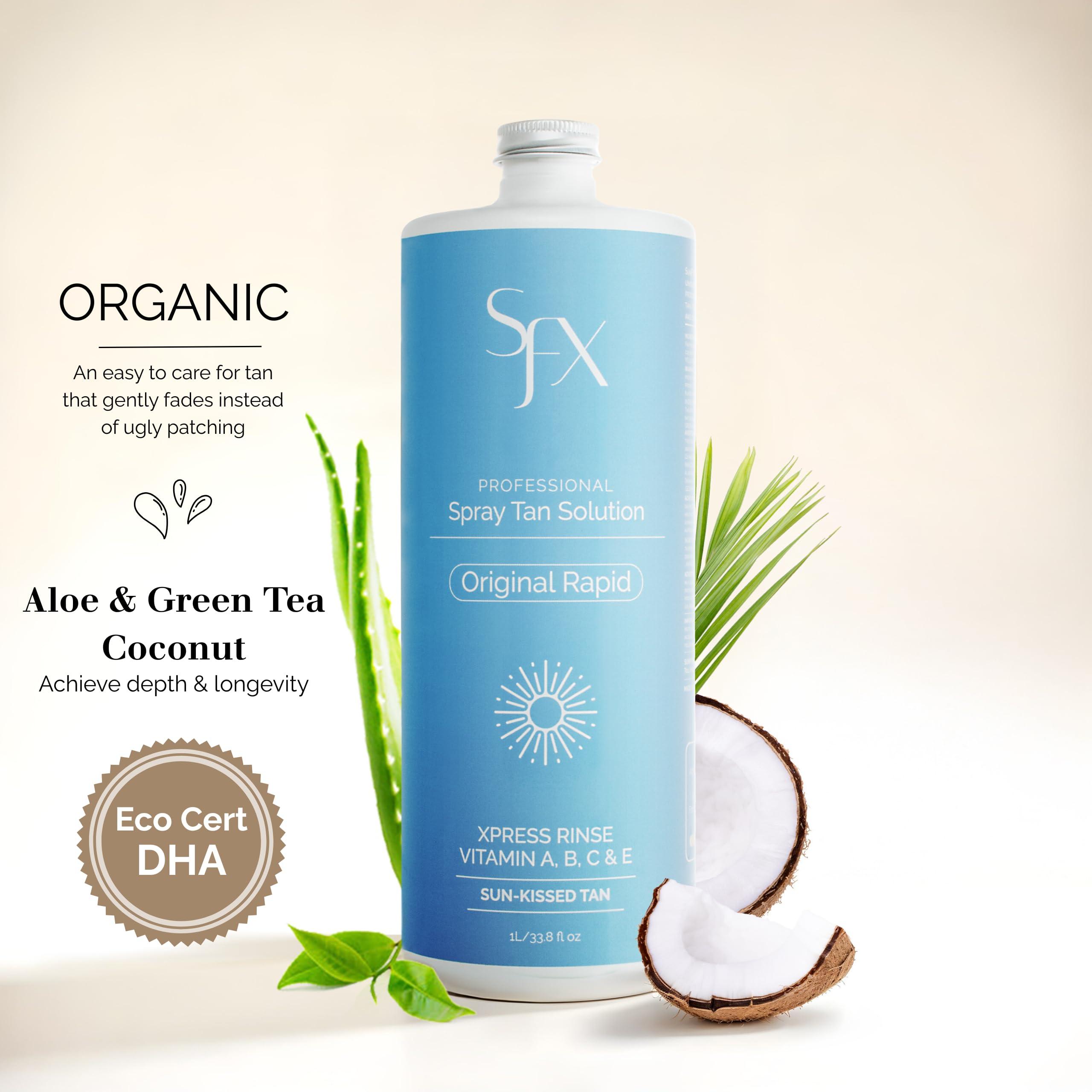 SunFX SunFX Rapid - All Natural Spray Tanning Solution 4 Fl Oz | LIGHT SUMMER)