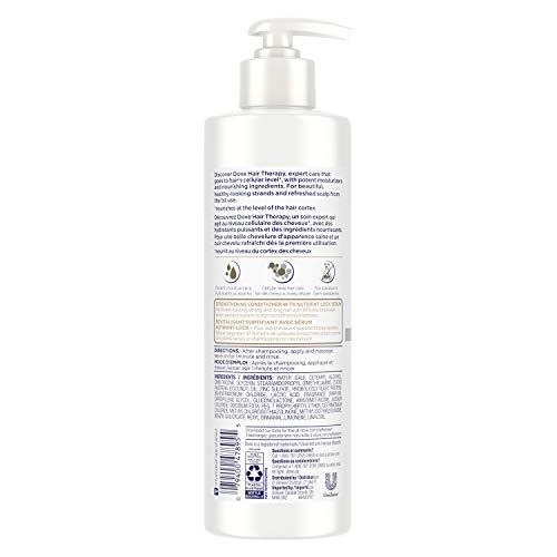 Dove Dove Hair Therapy Conditioner for Damaged Hair Breakage Remedy Hair Conditioner with Nutrient-Lock Serum 13.5 fl oz