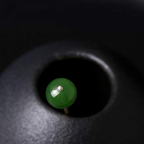 qbodp qbodp S925 Silver Hair Sticks for Buns Imitation Jasper Golden Hair Chopsticks Elegant Hair Pins Stick Chinese Classical Chopsticks for Women Hair Accessories