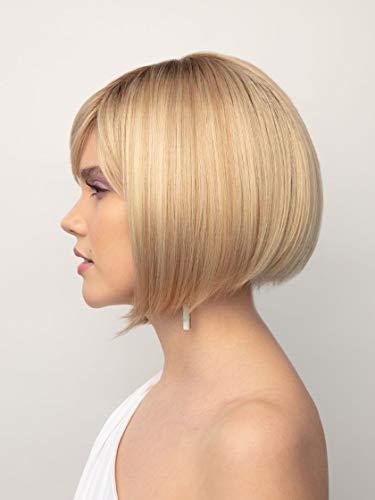 Rene of Paris & Maxwigs Scorpio Partial Monofilament Wig Color Illumina-R - Noriko Wigs 6.25" Chin Length Bob Straight Wispy Bangs Lace Front Synthetic Hair Avg Cap Orchid Sexy Short Fringe Bundle MaxWigs Hairloss Booklet