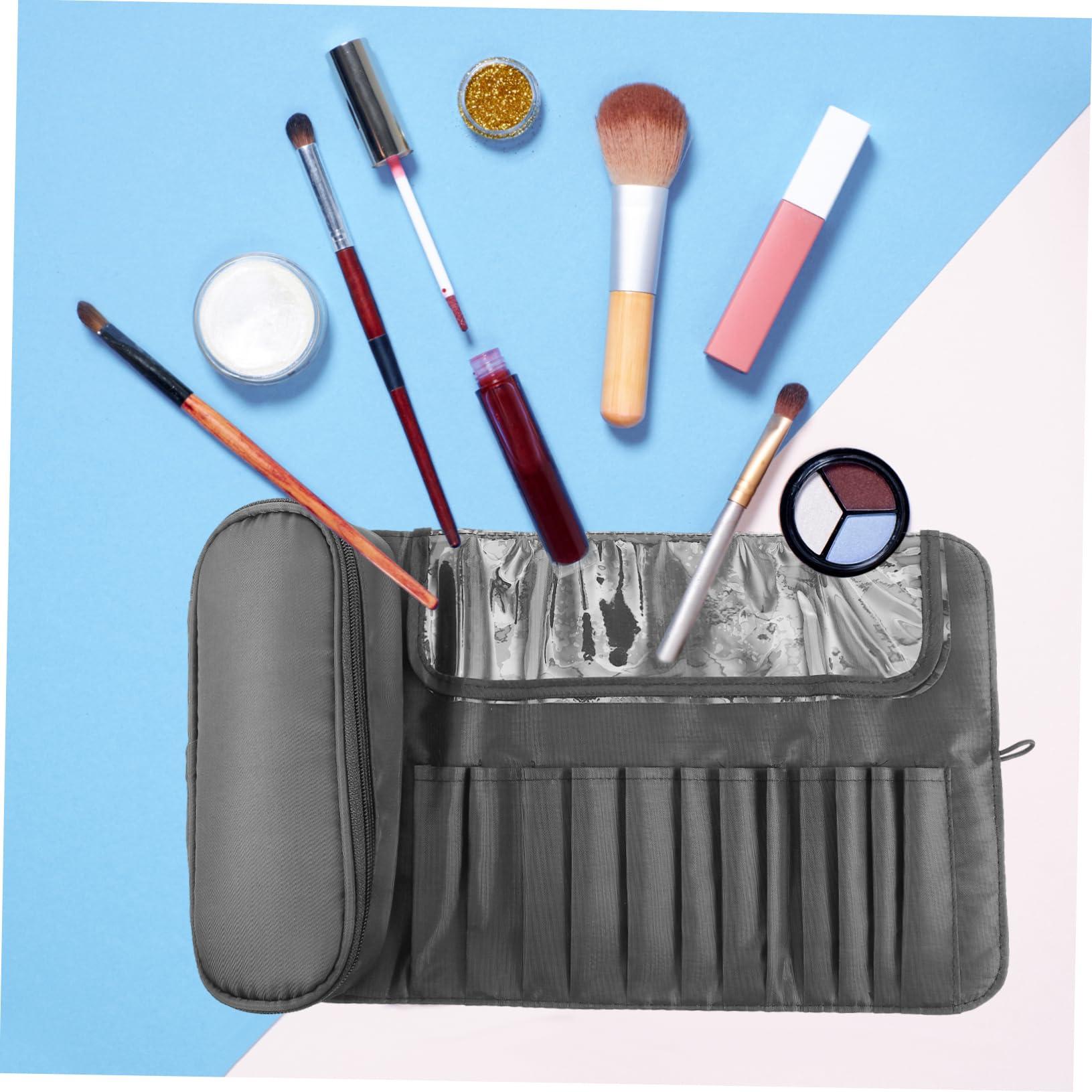 DOITOOL DOITOOL Travel-Sized Makeup Brush Container Rolling Makeup Brush Case Compact Secure Brush Holder for On-The-Go
