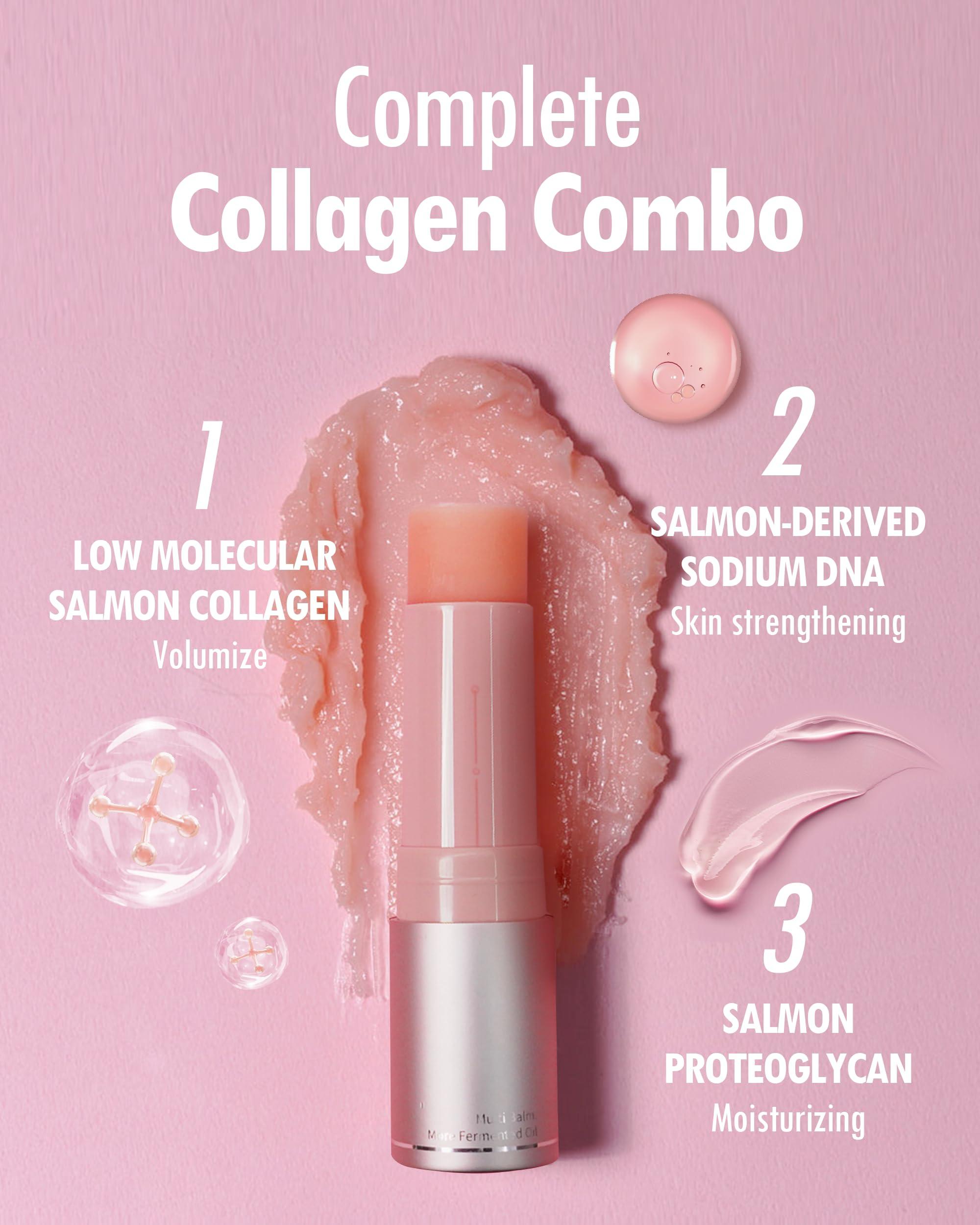 KAHI SEOUL KAHI Wrinkle Bounce Multi Balm - REFILLABLE EDITION | All-in-One Hydrating Lip Balm Eye Cream Neck Cream Make Up Base & Face Mist Moisture Balm Stick | Daily Face Moisturizer Stick (0.32 oz)