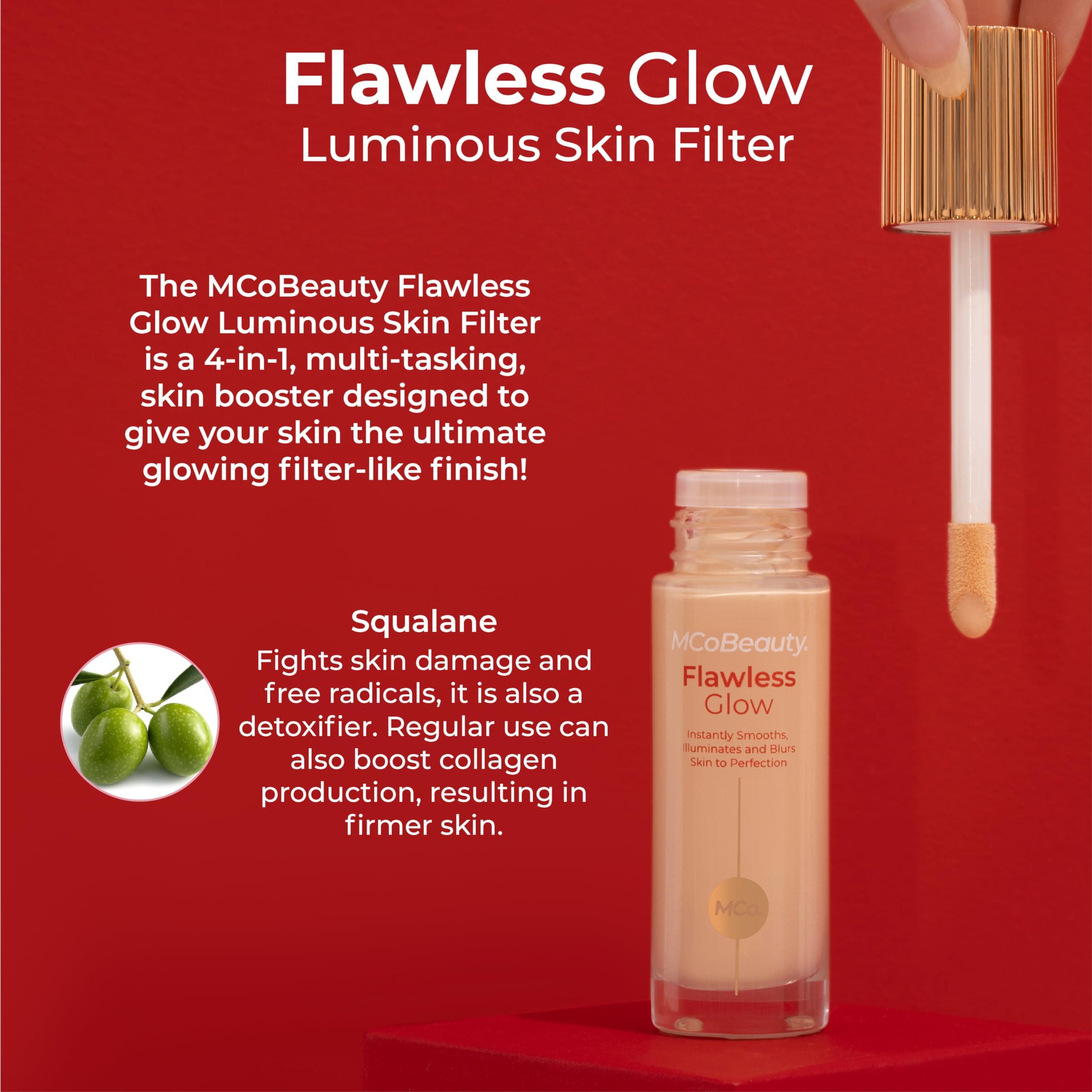 MCoBeauty MCoBeauty Flawless Glow Luminous Skin Filter, 6 Medium Dark, Healthy Glow with Natural Radiance, Vegan, Cruelty Free Cosmetics