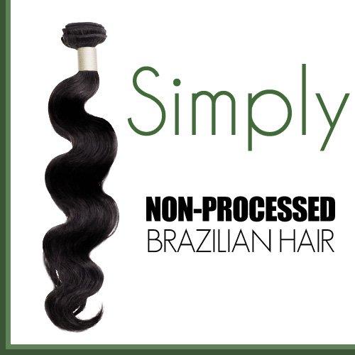 Outre Outre Simply 100% Unprocessed Brazilian Human Hair - Body Wave (20", NATURAL BLACK)