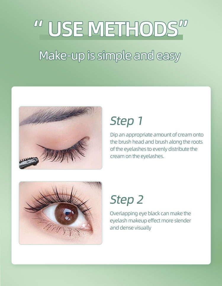 U&A ROYAL U&A ROYAL mascara Liquid Lash Extensions Mascara-Brynn Thick and slender, Waterproof and Sweatproof (Rich Black 10.7g/0.38 OZ