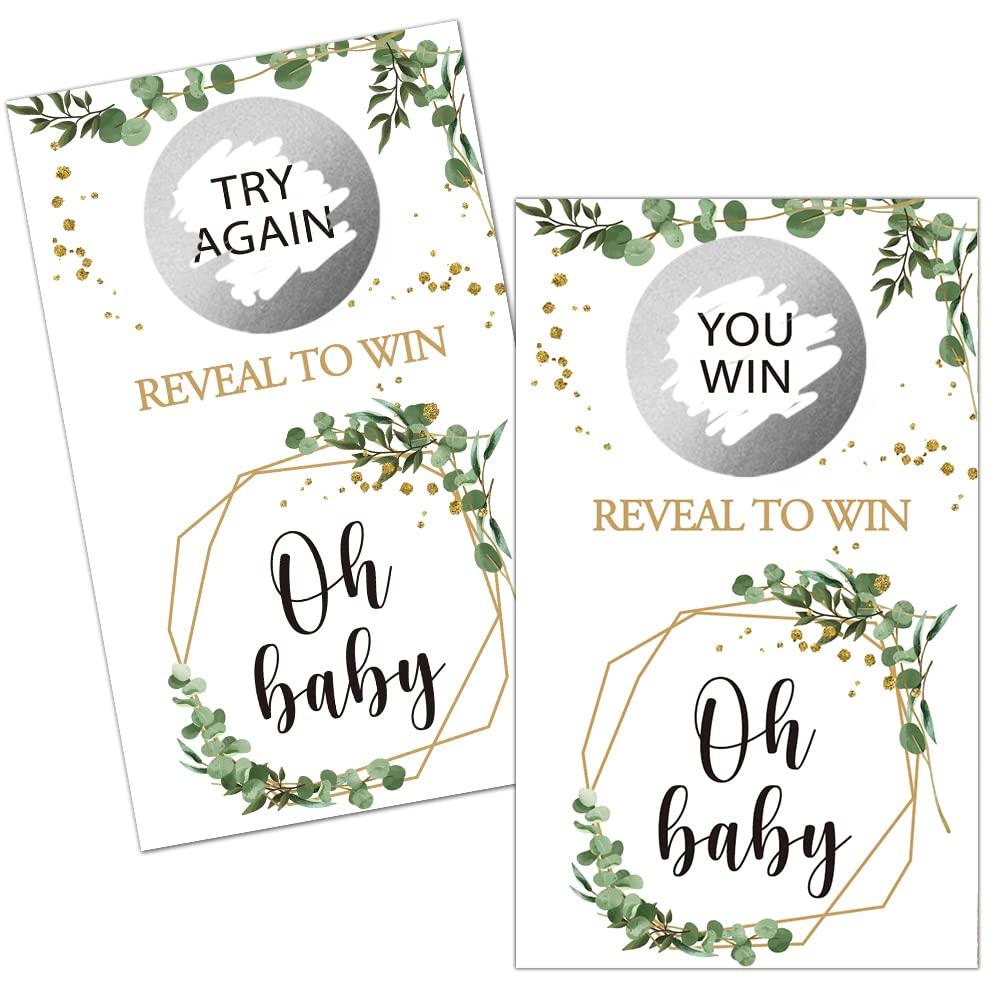 Haizct Haizct 50 Pack Blank Gift Certificate Scratch Off Cards for Small Business, Spa Beauty Makeup Hair Salon, Bridal Shower, Baby Shower, Country Wedding, Wedding Shower Ideas (Plants Flowers)