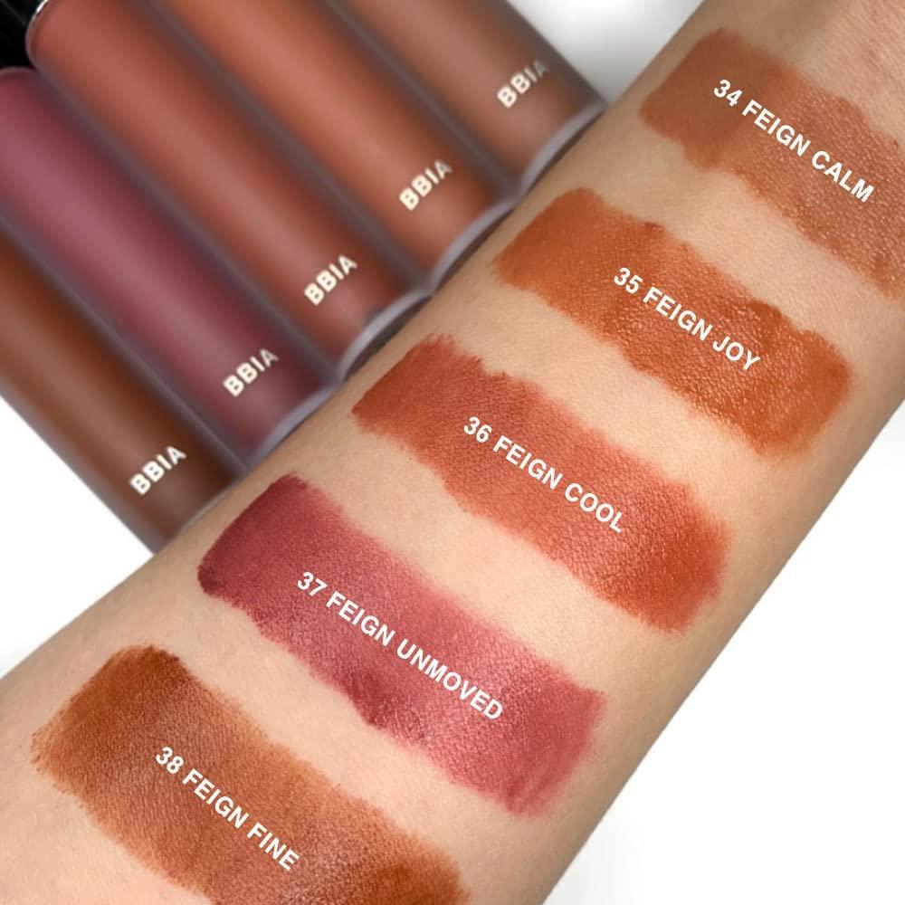 BBI@ BBIA BBIA Glow Lip Tint (#01 CHAI) + Last Velvet Tint (V36 FEIGN COOL) Bundle SET