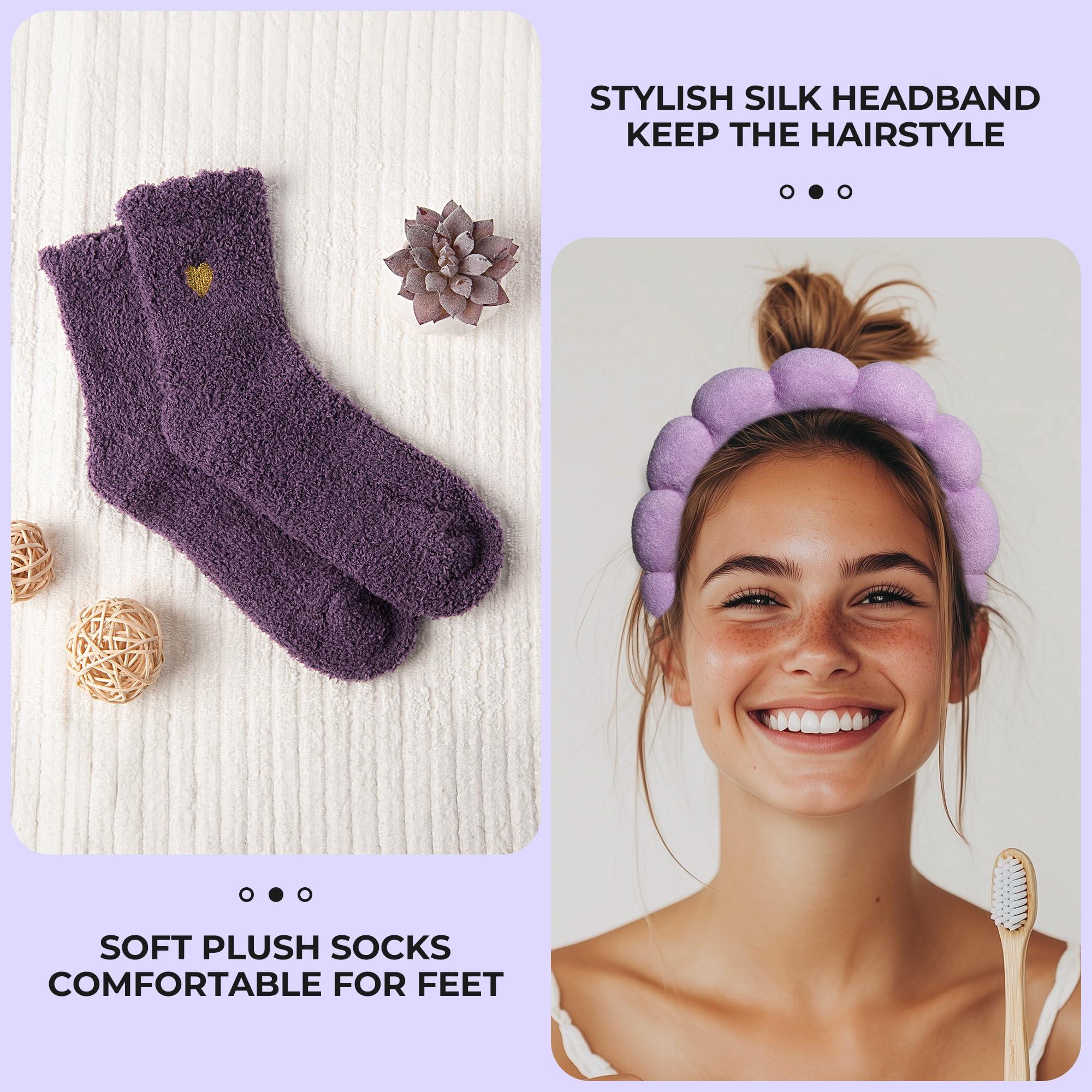 GRANNY SAYS GRANNY SAYS Valentines Day Gifts for Women, Birthday Gifts for Mom, Spa Gifts for Women, Self Care Gifts for Women, Care Package with Flannel Blanket for Mom, Friendship, Wife, Sister