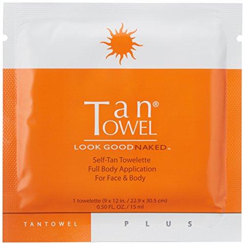 Tan Towel Tan Towel Full Body Towelettes, Plus, 2.55 lb.