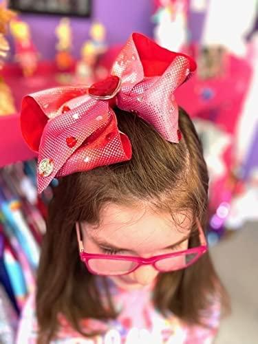 JoJo Siwa Signature Jojo Siwa Bows - Exclusive Bow Collection - Edition #4- One Large Limited Edition Hair Bow & Collectors Pin + Accessories from JOJO SIWAS OFFICIAL BOW CLUB in a giftable box