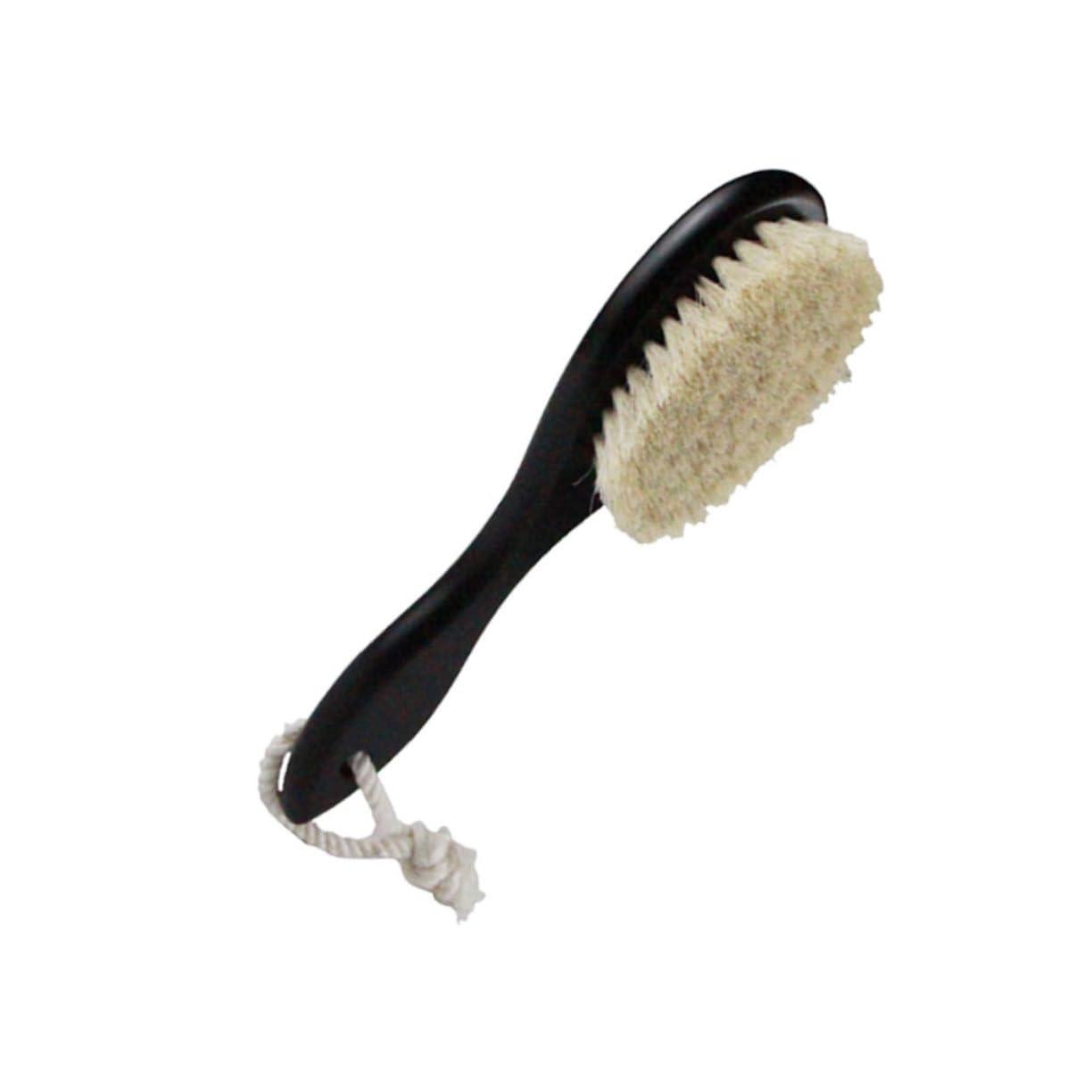 FOMIYES 2pcs Mustache Bush Men Beard Brush Men Face Clean Brush Wool Brush Shaving Brush