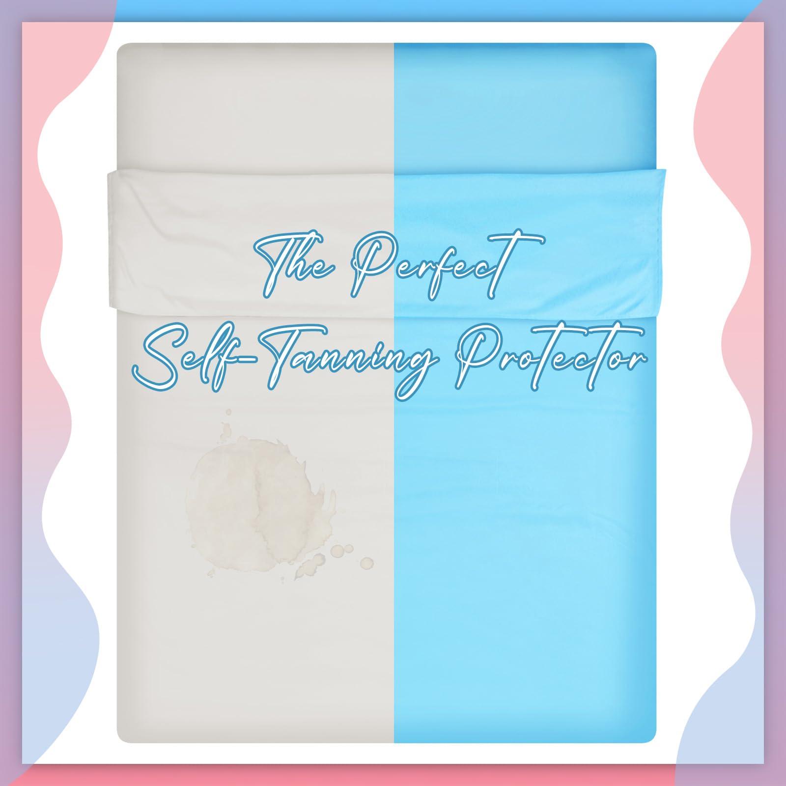 Irenare Irenare Self Tan Sleep Sack Breathable Self Tanning Sheet Protector for Bed Travel Sleeping Bag Camping and Sheet Liner for Outdoor Travel Hiking(Blue)