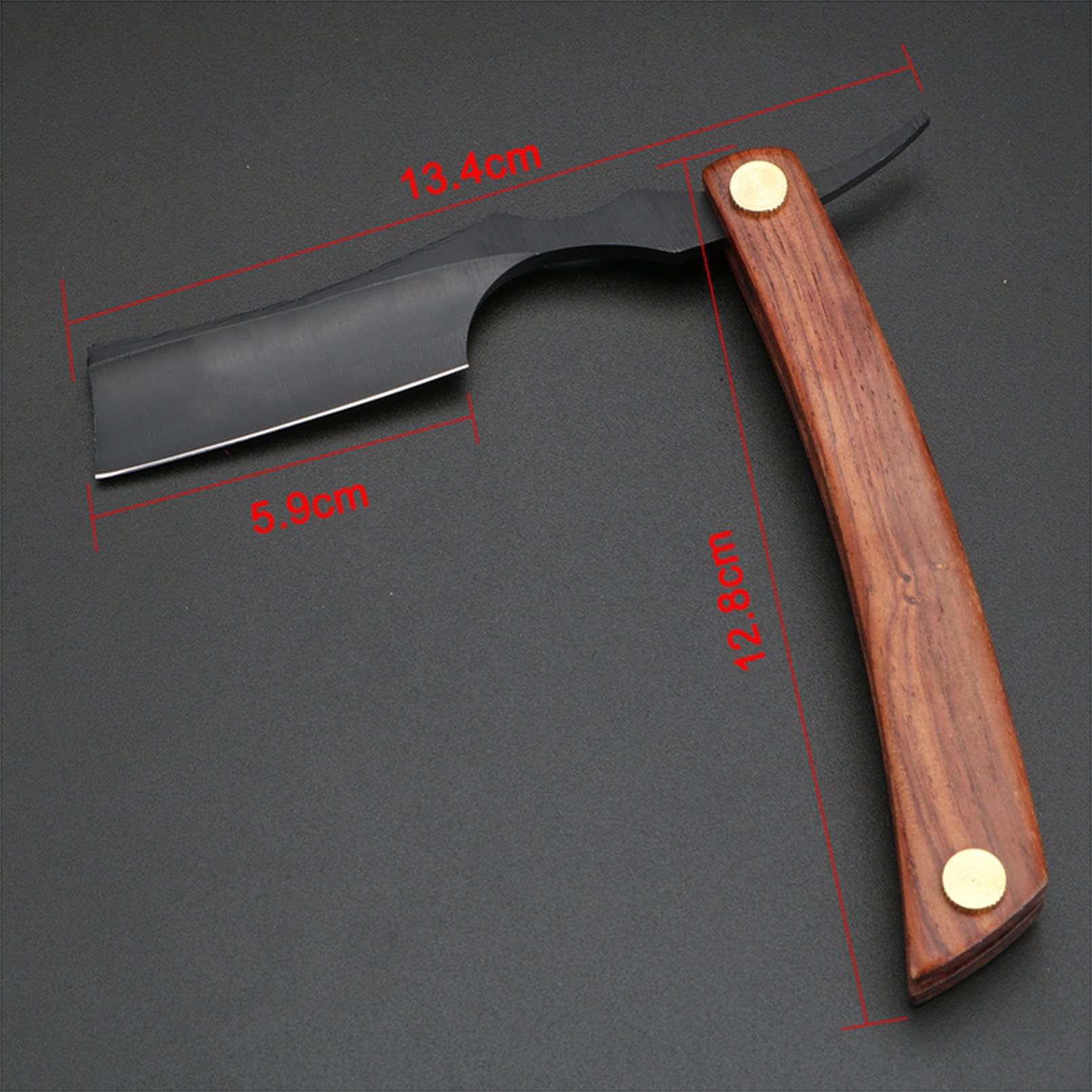 Ralsko Straight Razor Kit - Best Straight Razor, Shave Ready Straight Edge Razor, Strop + Brush, Straight Razor for Men, Complete Straight Razor Shaving Kit, Great Gift