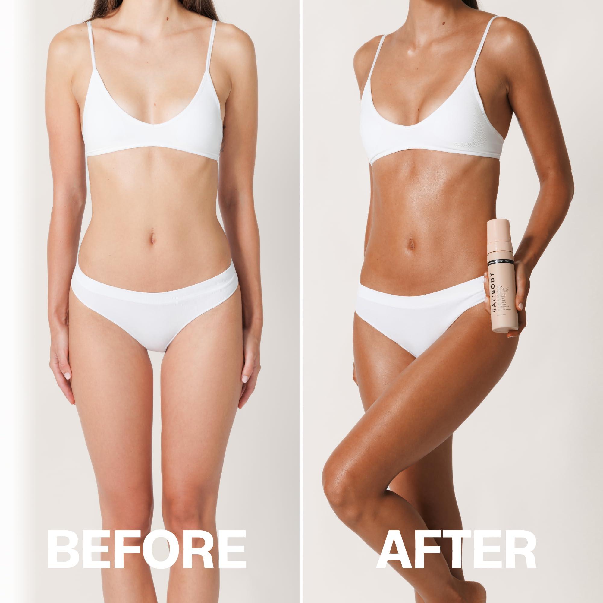 BALI BODY Bali Body Ultra Dark Self Tanner Mousse | Premium Sunless, Tanning Foam | Natural Green-Based Self Tan | Instant Bronze Fake Tan for All Skin Types, Vegan & Cruelty Free (200ml/6.7 fl oz)