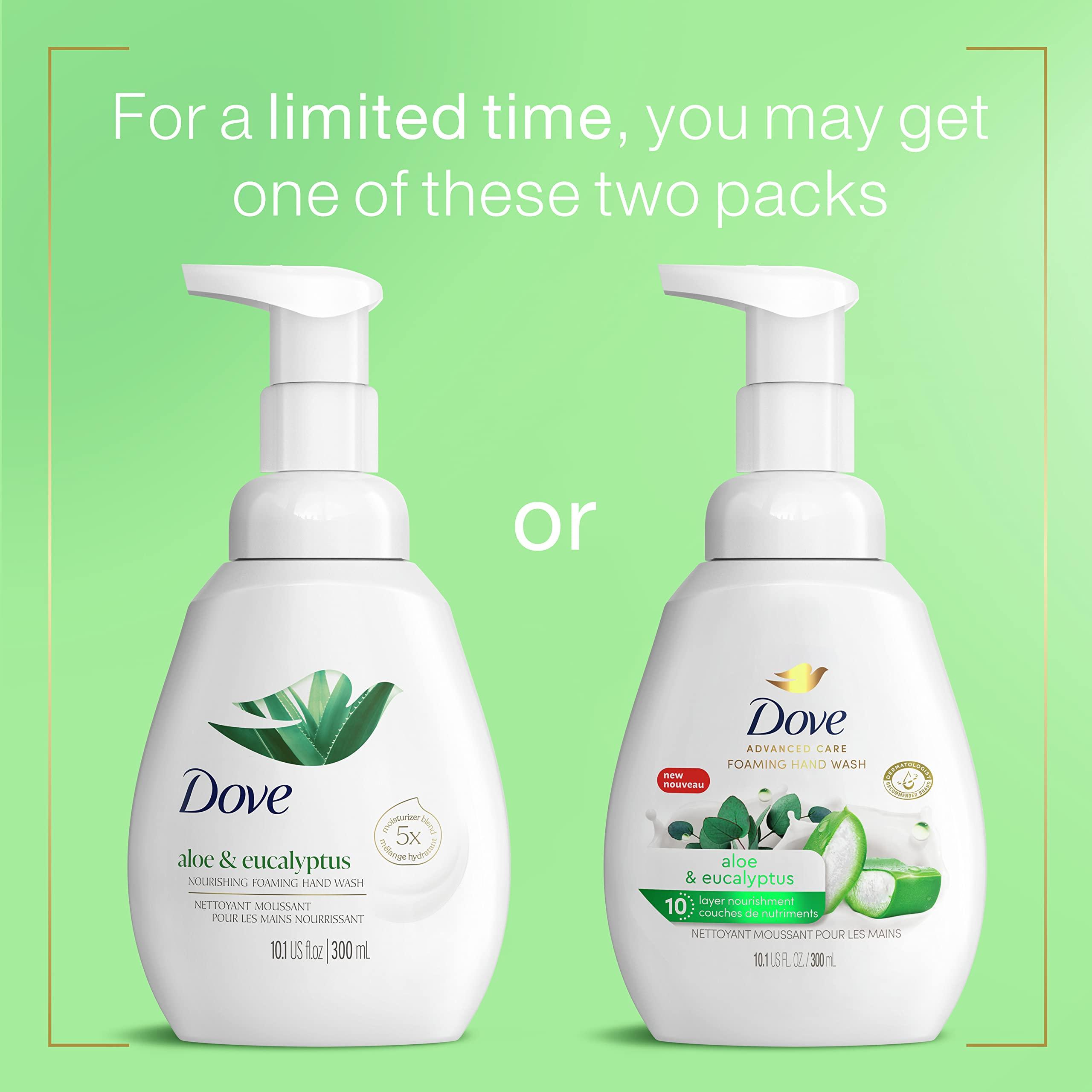 Dove Dove Foaming Hand Wash Pack of 4 Moisturizes Skin Body Wash with Pump Sensitive Skin Hypoallergenic Moisturizes and Cleanses Skin