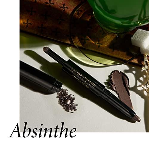 LAURA GELLER NEW YORK LAURA GELLER NEW YORK Make It A Double Dual-Ended Eyeshadow - Absinthe - Cream Eyeshadow Stick + Matching Powder Eyeshadow - Crease-Proof & Smudge-Proof