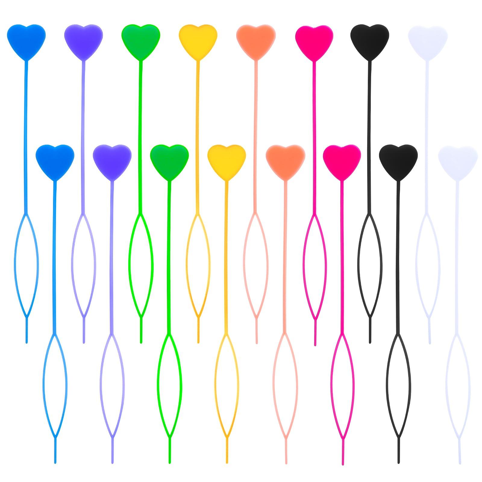 Teaaha 16PCS Hair Beader Tool Automatic Quick, Colorful Loading Beads on Hair Braids Beading Kit, Bead Threader Ponytail Maker Styling Hair Tail for Kids and Girls, Creating Beaded Hairstyles Effortlessly