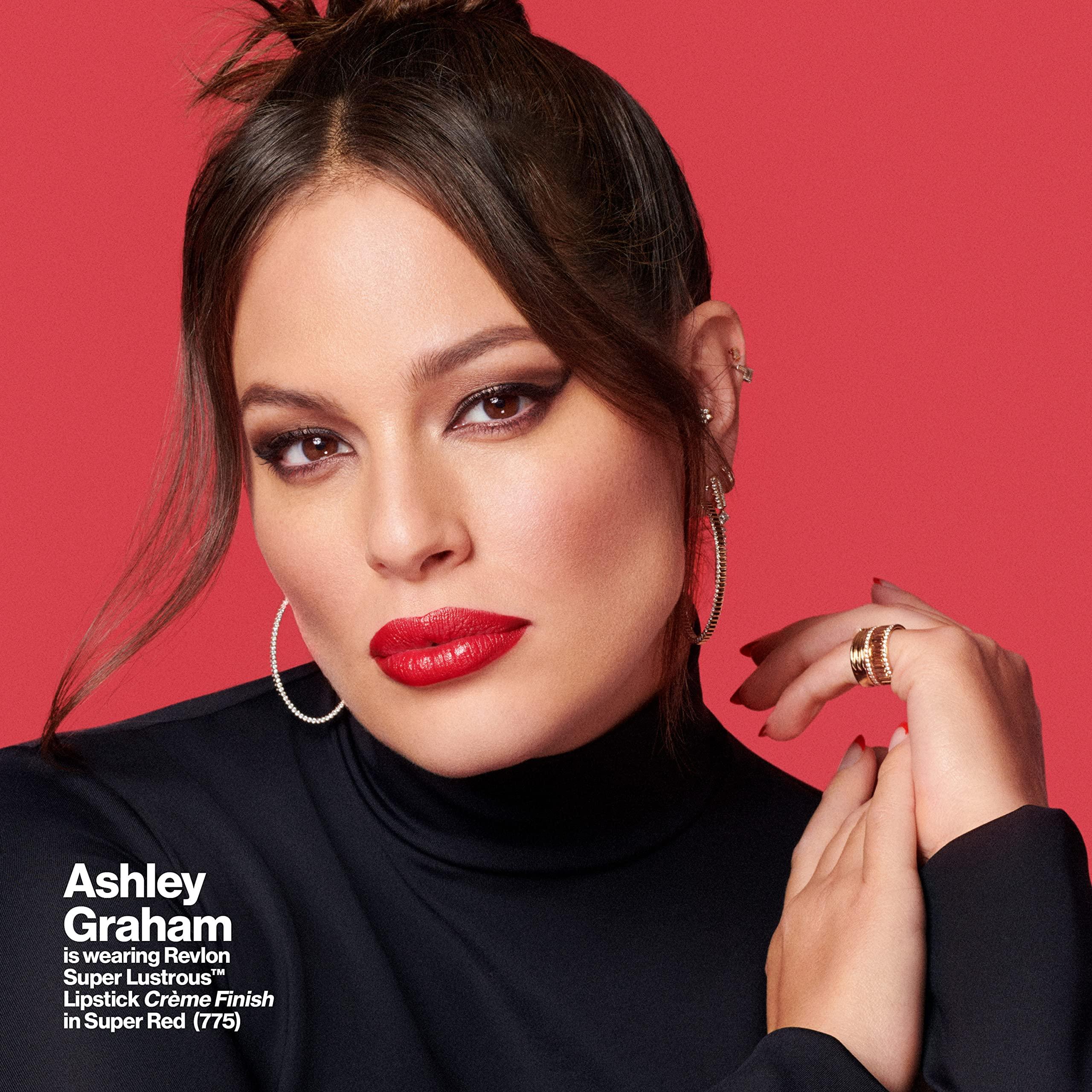 REVLON Revlon Super Lustrous Lipstick, Creamy Formula For Soft, Fuller-Looking Lips, Moisturized Feel, 027 Violet Frenzy, 0.15 oz