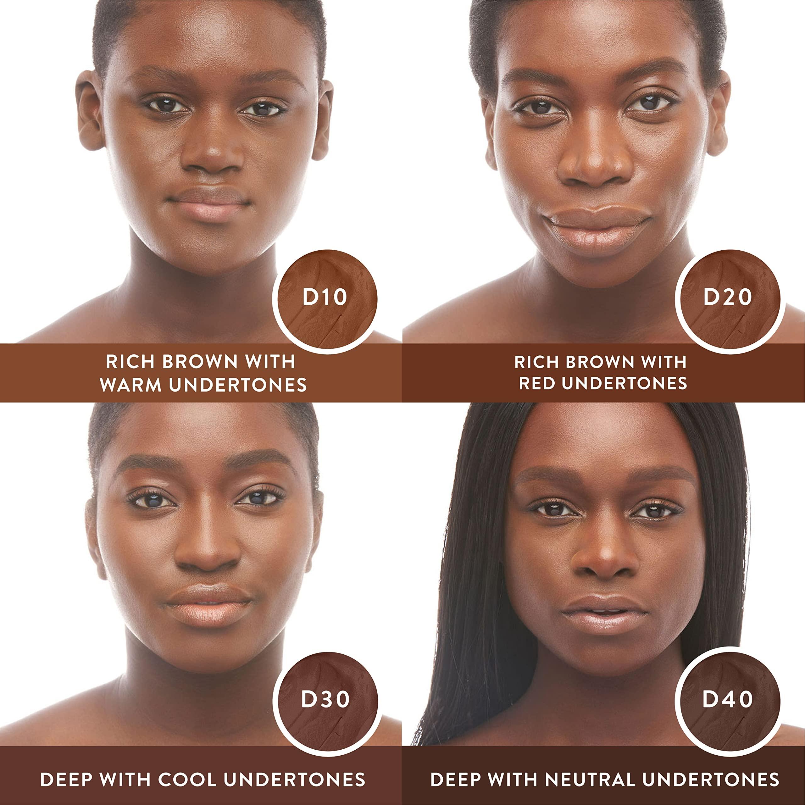 Mented Mented Cosmetics Stick Foundation Make Up, Concealer & Contour Stick for Dark Skin, Cream Foundation for Black Women Makeup, Vegan and Cruelty Free, D30