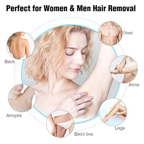 IMENE Laser Hair Removal Permanent, IMENE Painless IPL Hair Removal - Ideal for Women & Men Bikini, Legs, Arms, Armpits Hair Remover - Uses Most Effective IPL Technology (Intense Pulsed Light) Blue