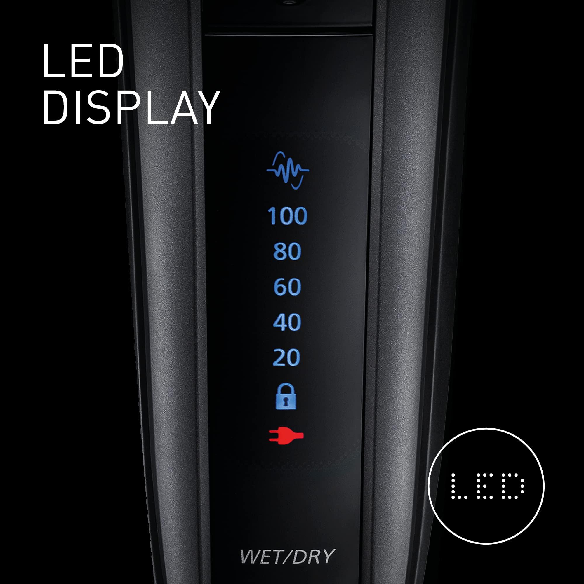 Panasonic Panasonic ES-LV6U Series 900 Premium Wet/Dry Electric Shaver 5-Way Shaving Head with Linear Motor, Black